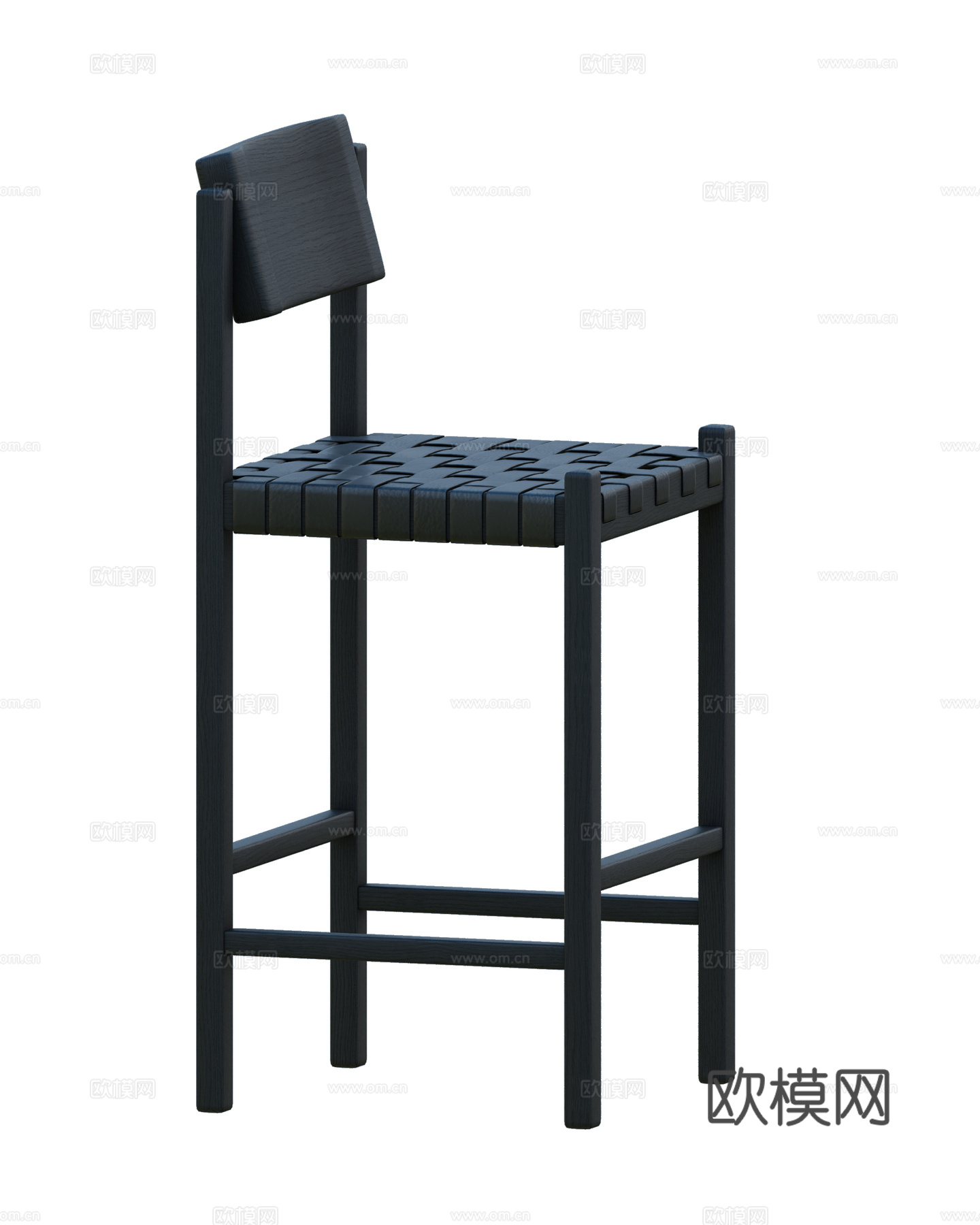中古吧台椅3d模型