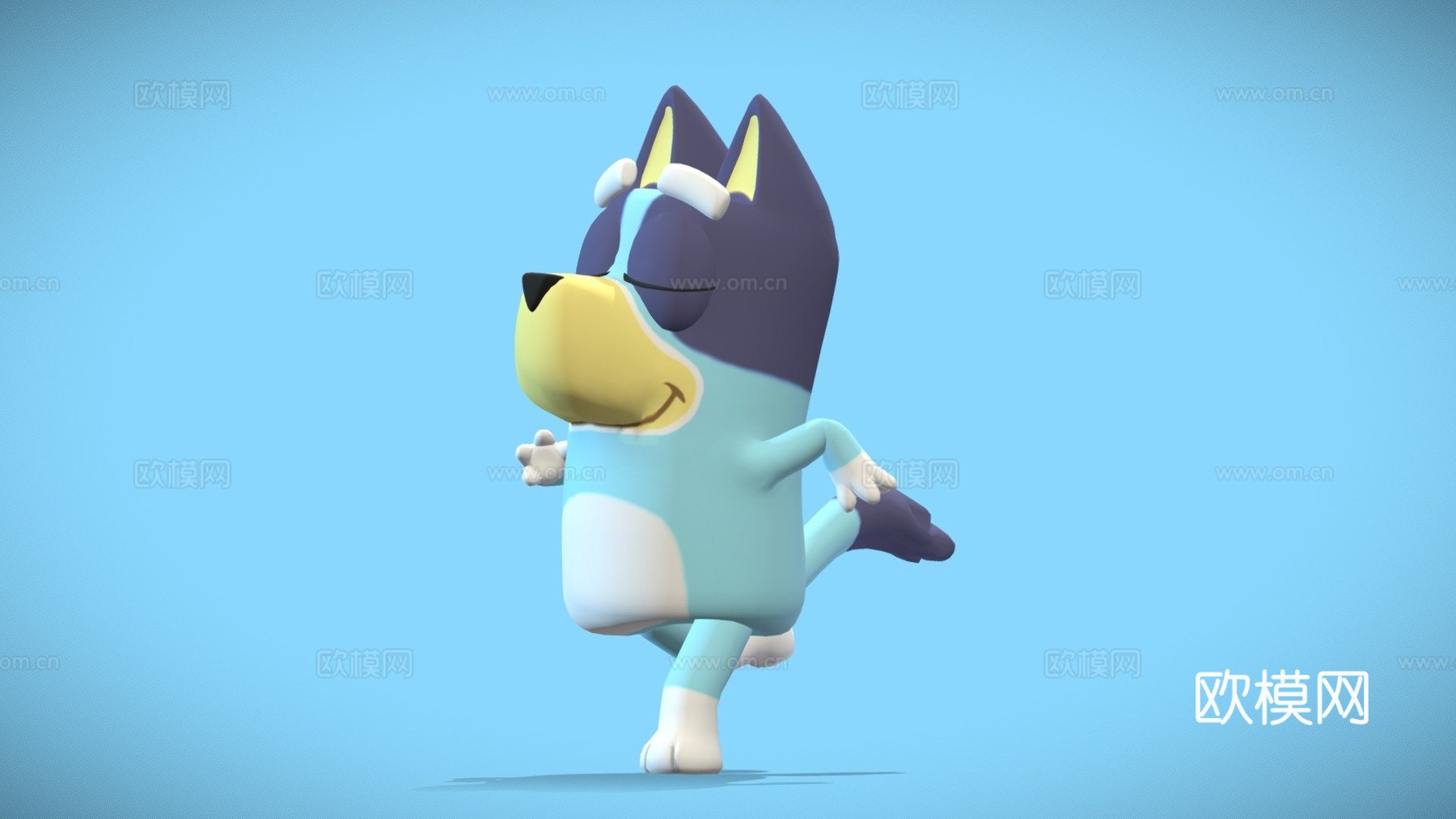 布鲁伊3d模型