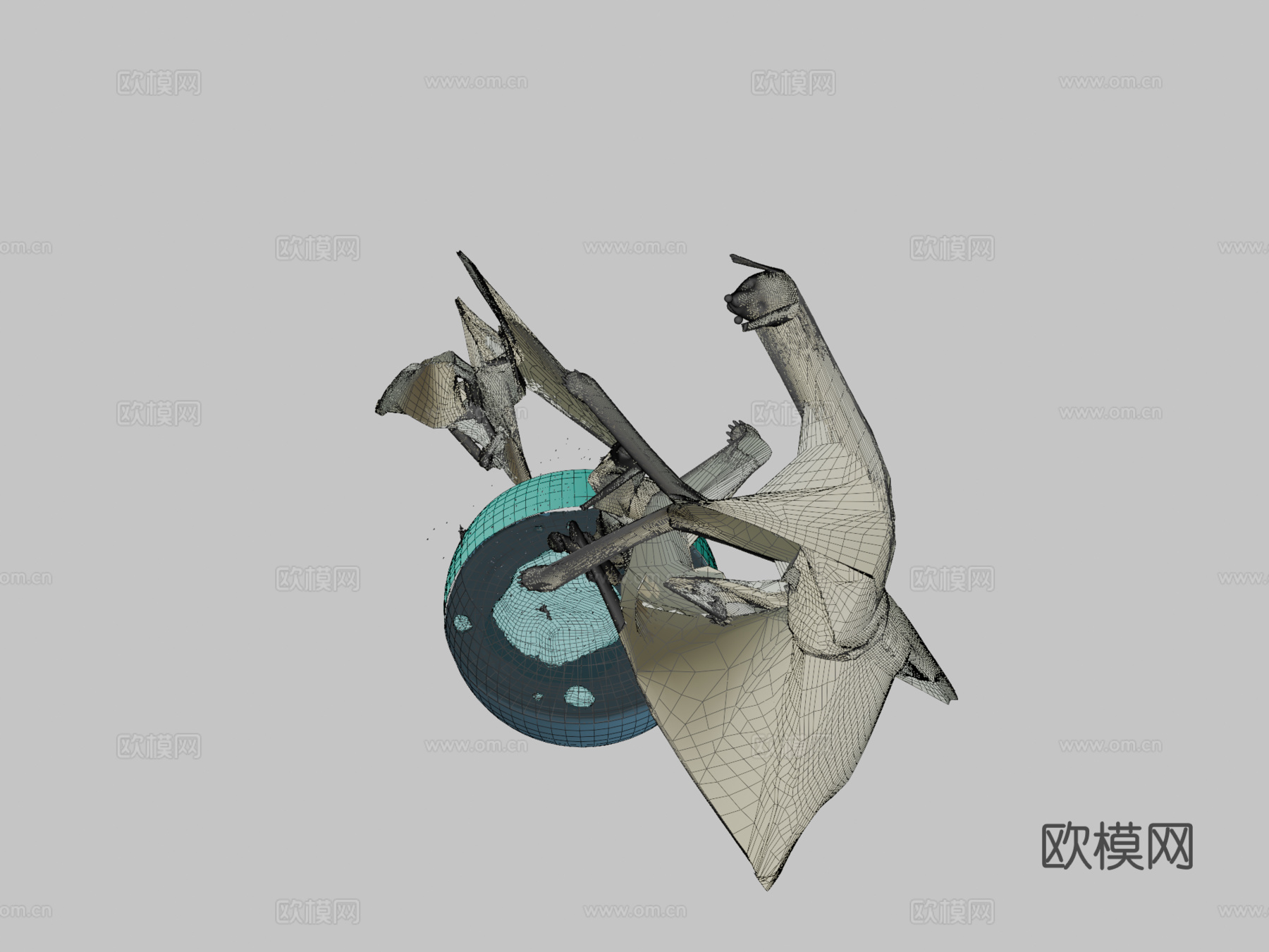 北极熊3d模型