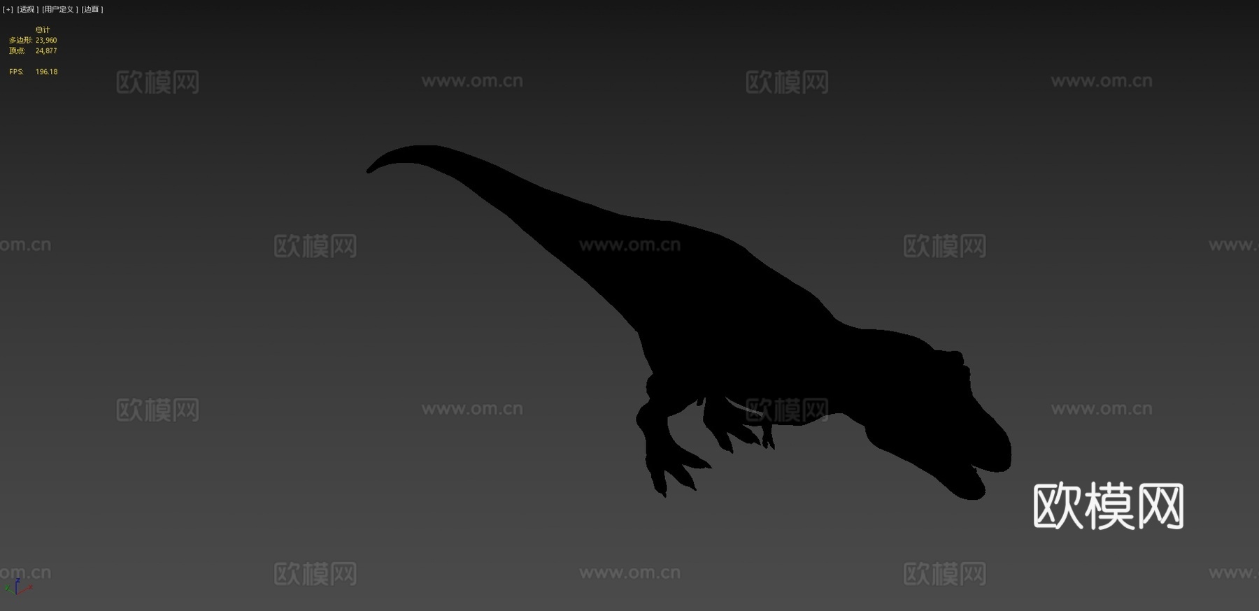 史前星球-霸王龙模型3d模型