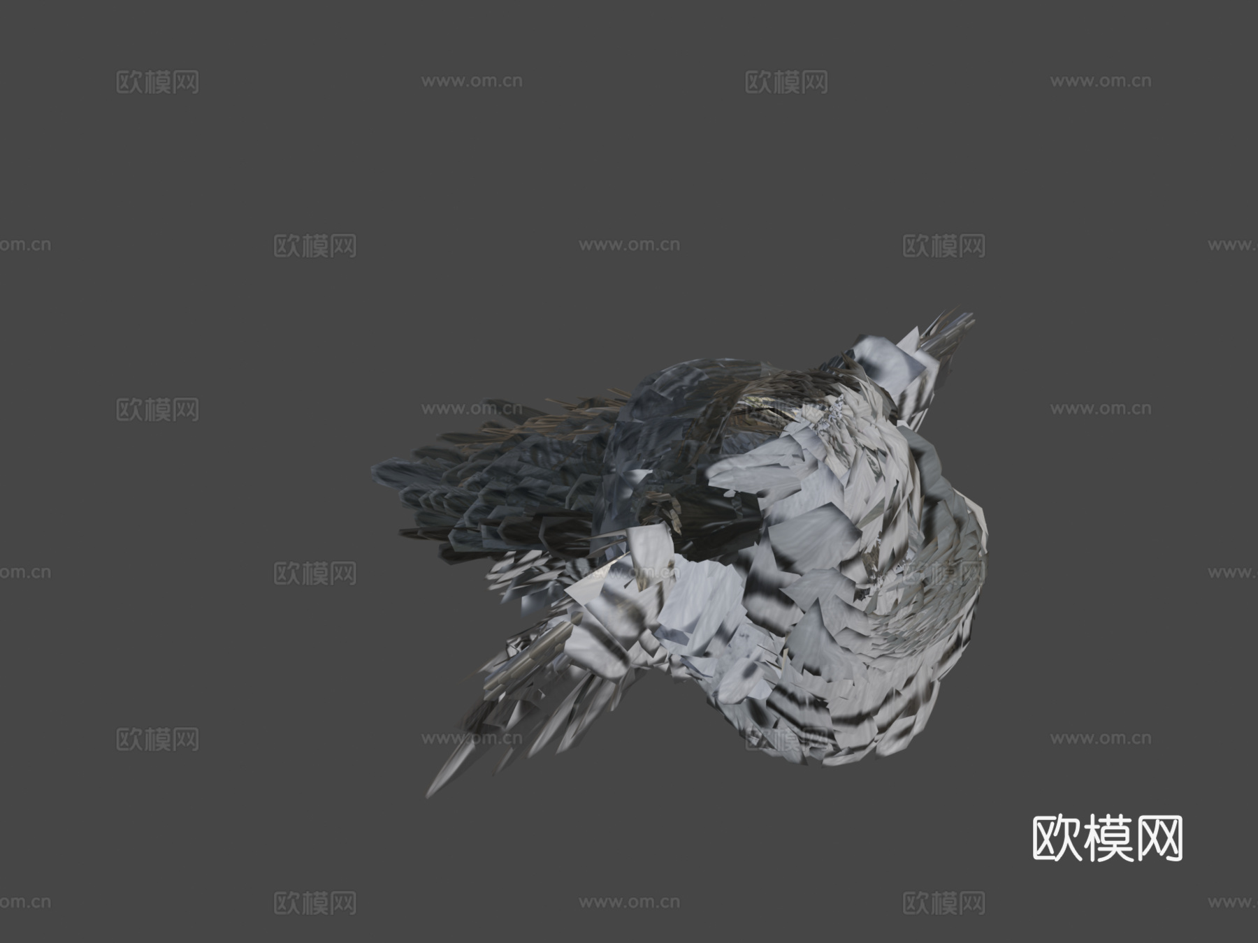游隼3d模型