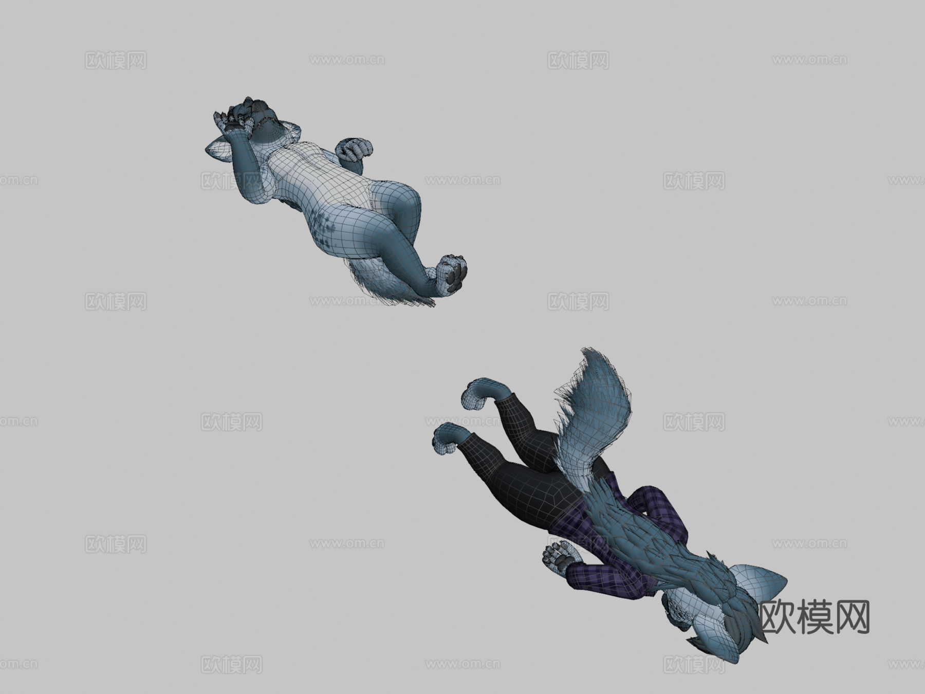 穆菲鬣狗VRChat虚拟形象3d模型