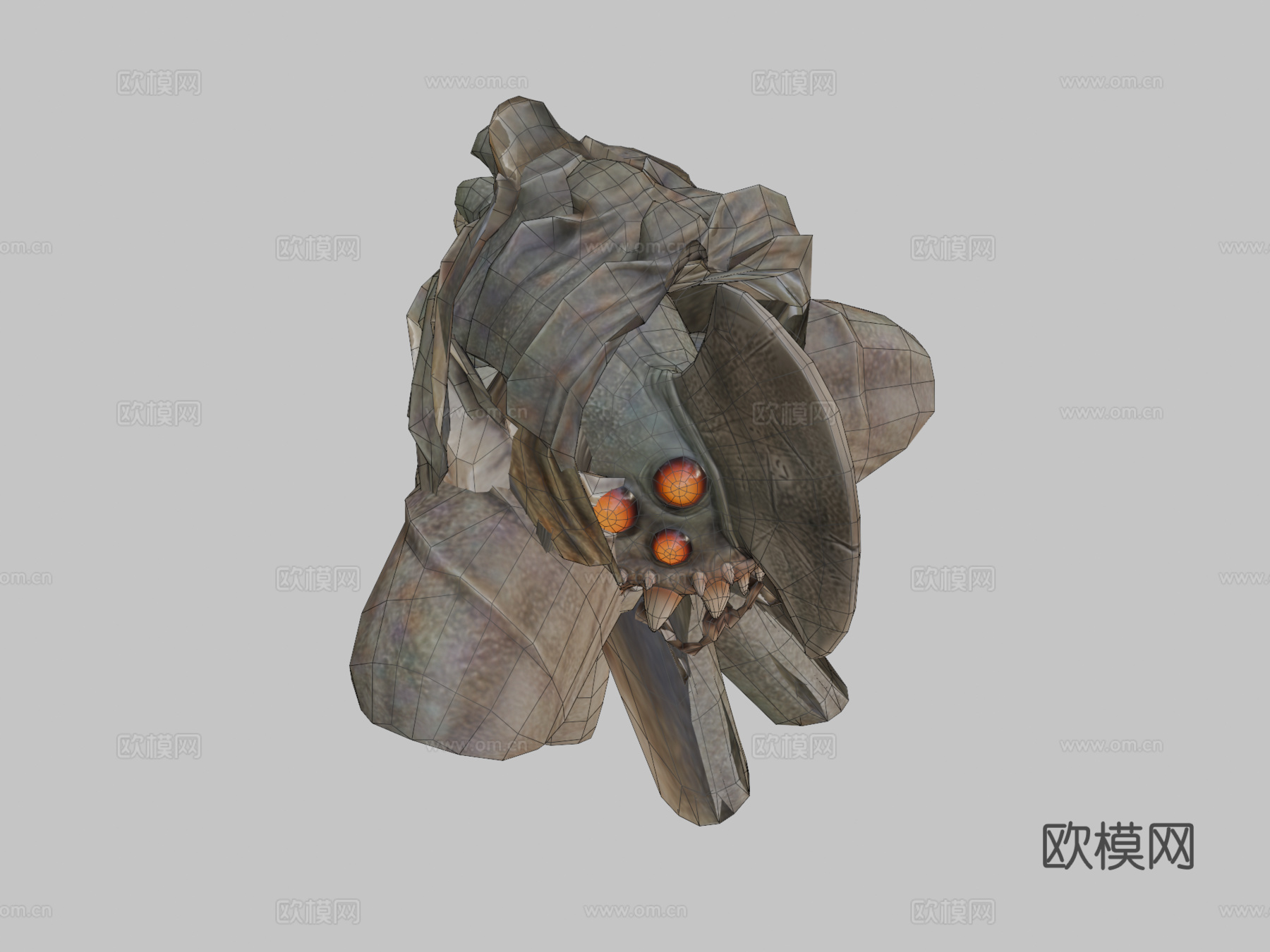 角喙龙动画3d模型