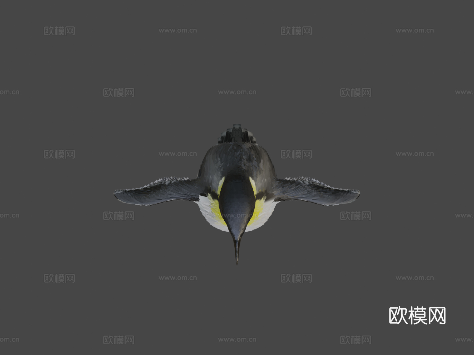 帝企鹅3d模型
