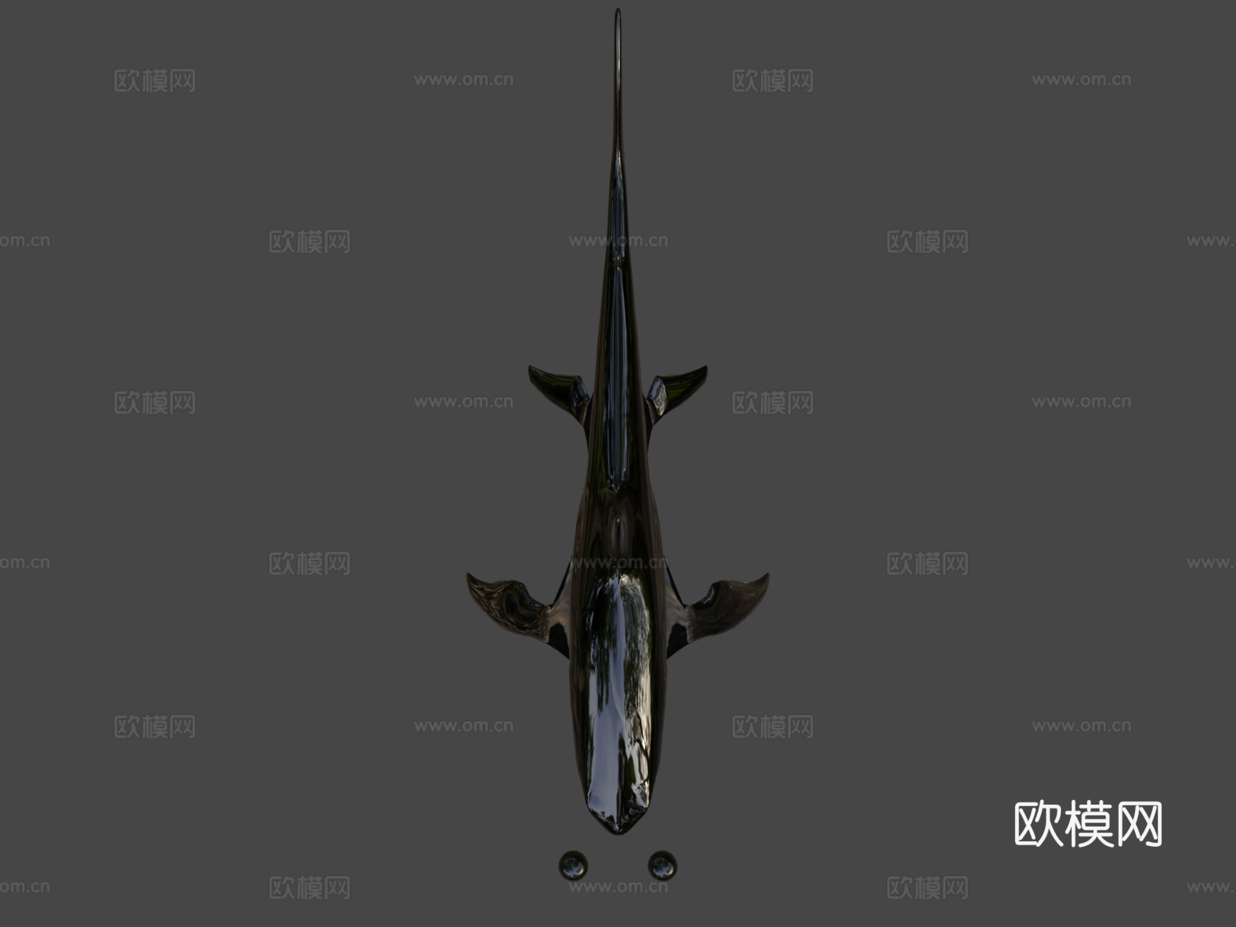 大白鲨3d模型