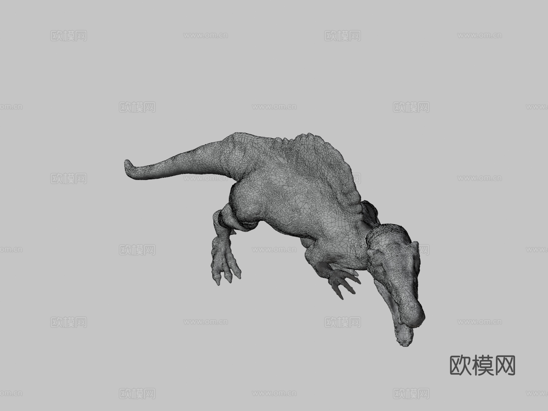 棘龙动画3d模型