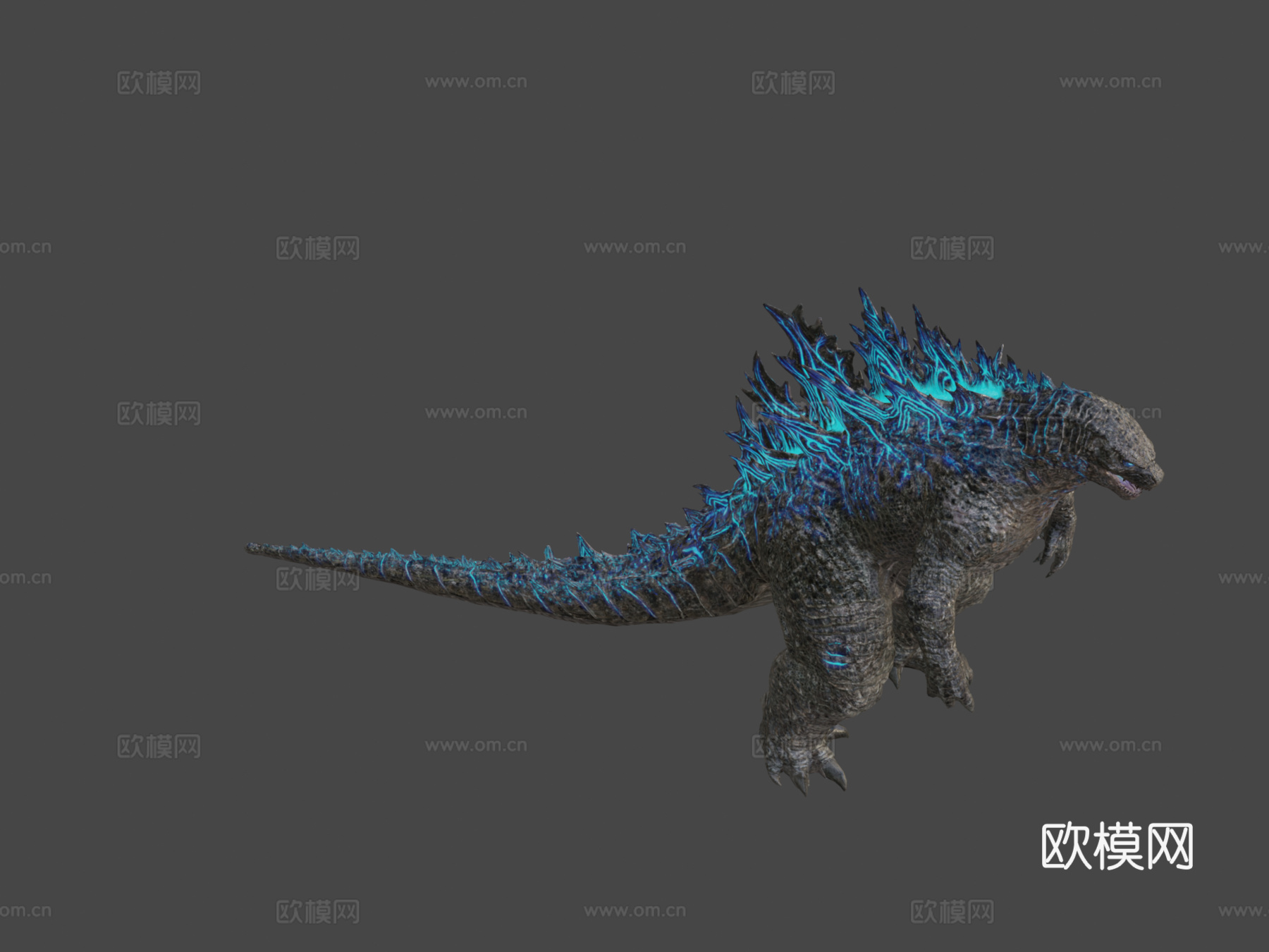 传奇哥斯拉3d模型