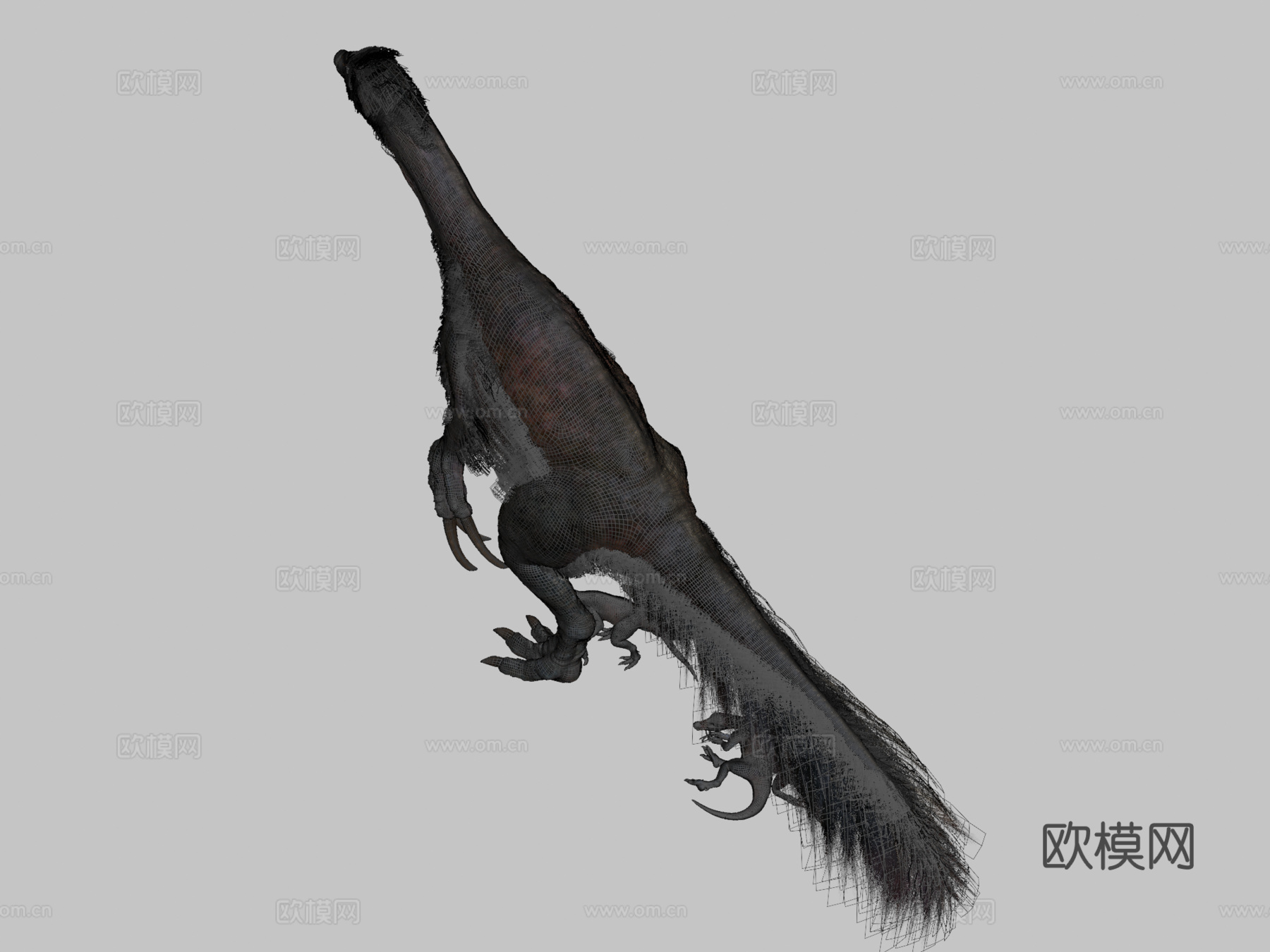 镰刀龙3d模型