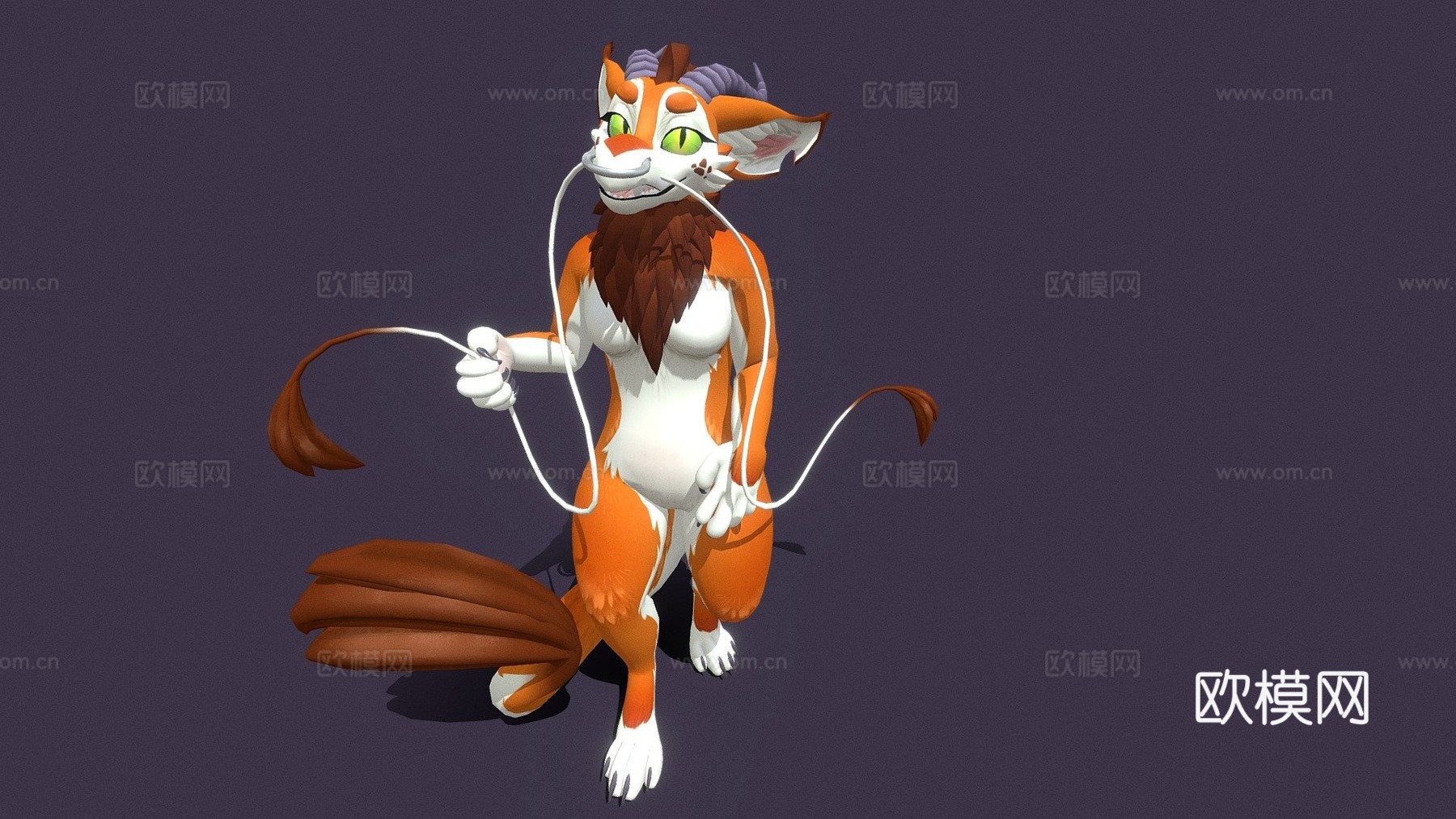 龙VRChat兽人虚拟形象3d模型