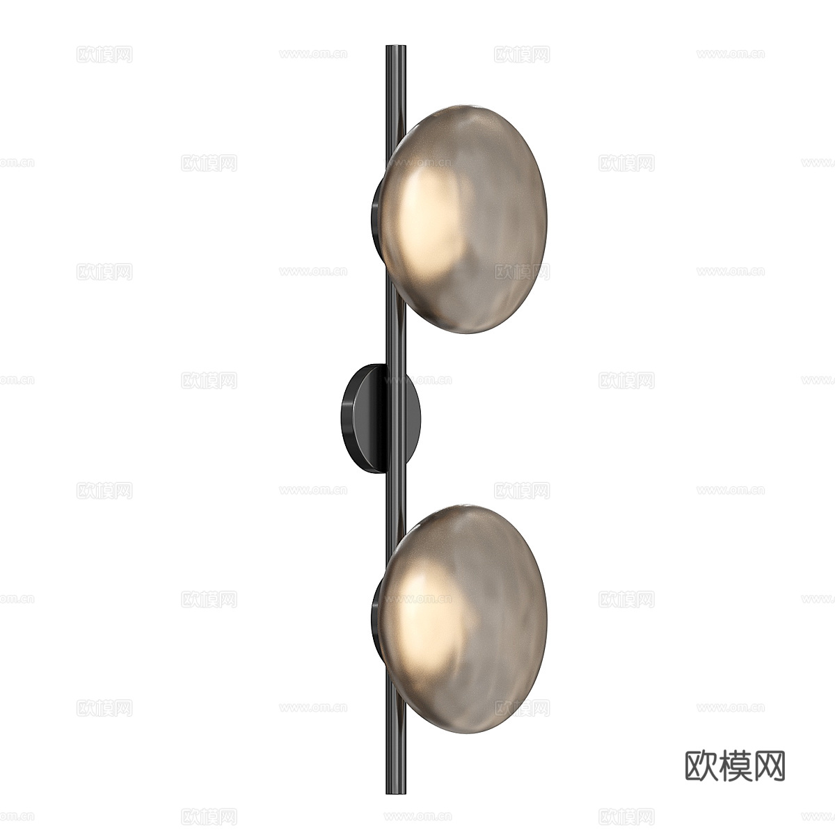 现代意式轻奢装饰壁灯3d模型