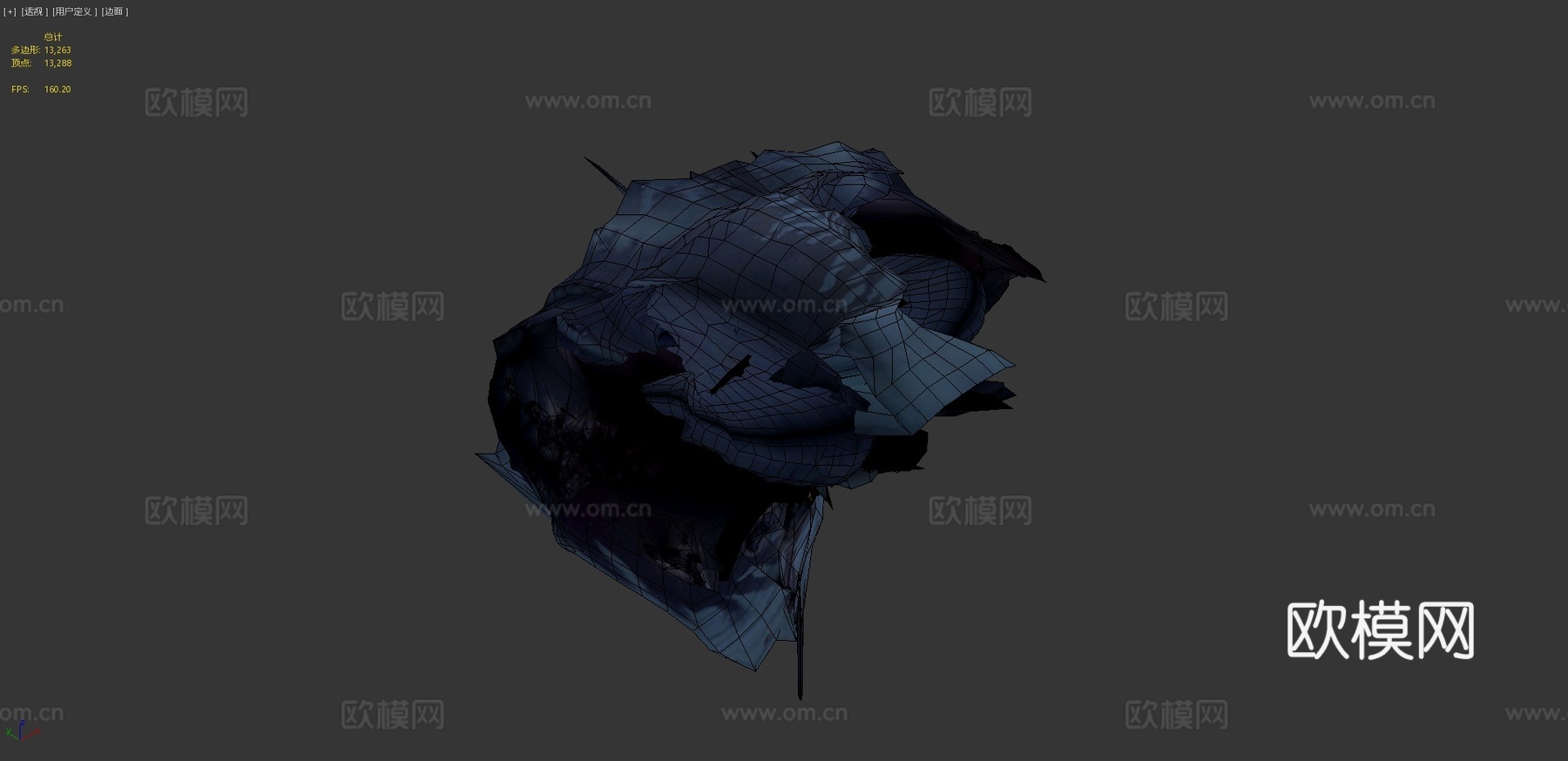 发光鲸鱼3d模型