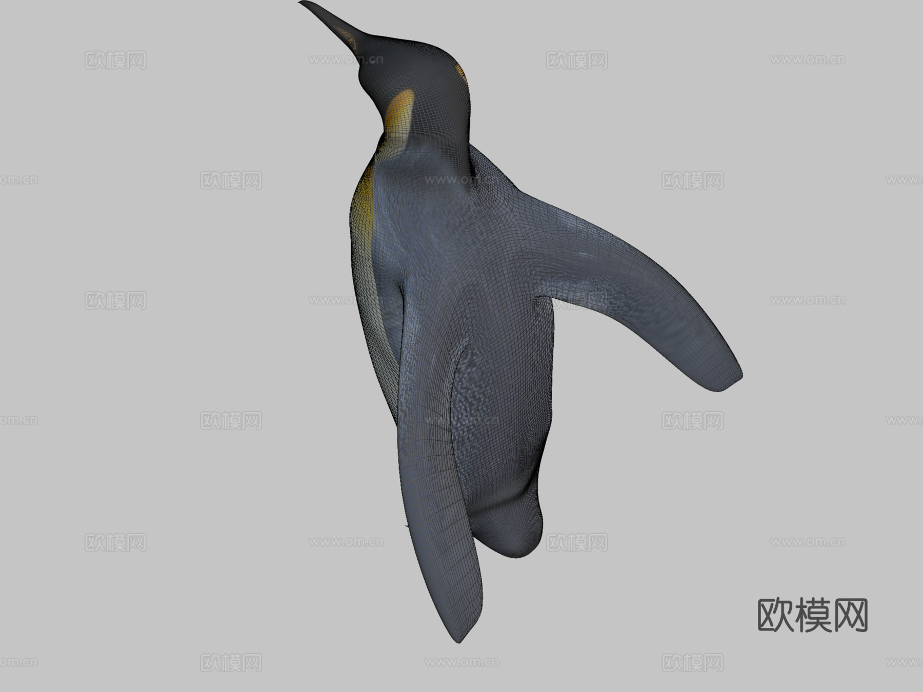 帝企鹅3d模型