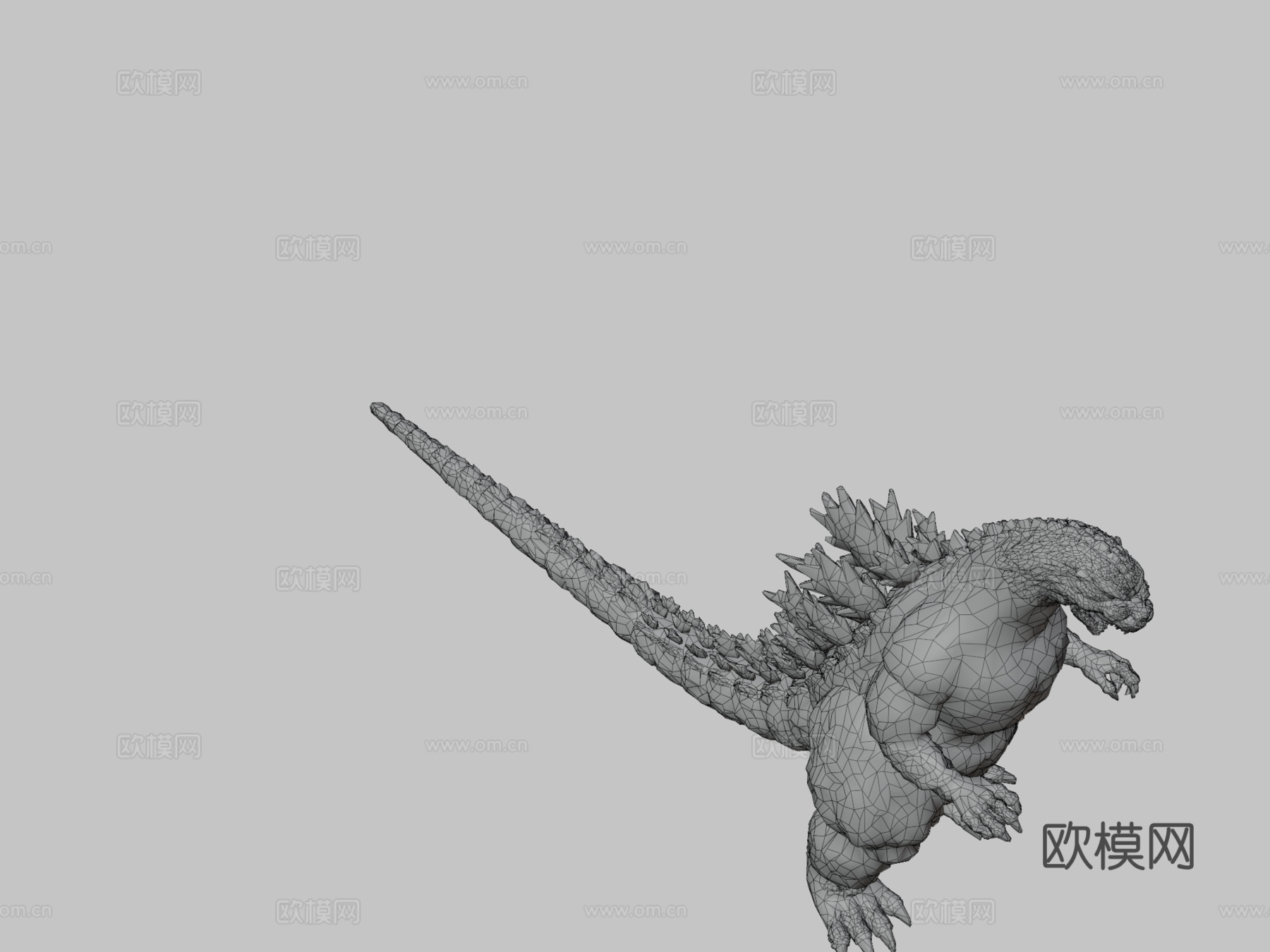 哥斯拉平成哥斯拉3d模型