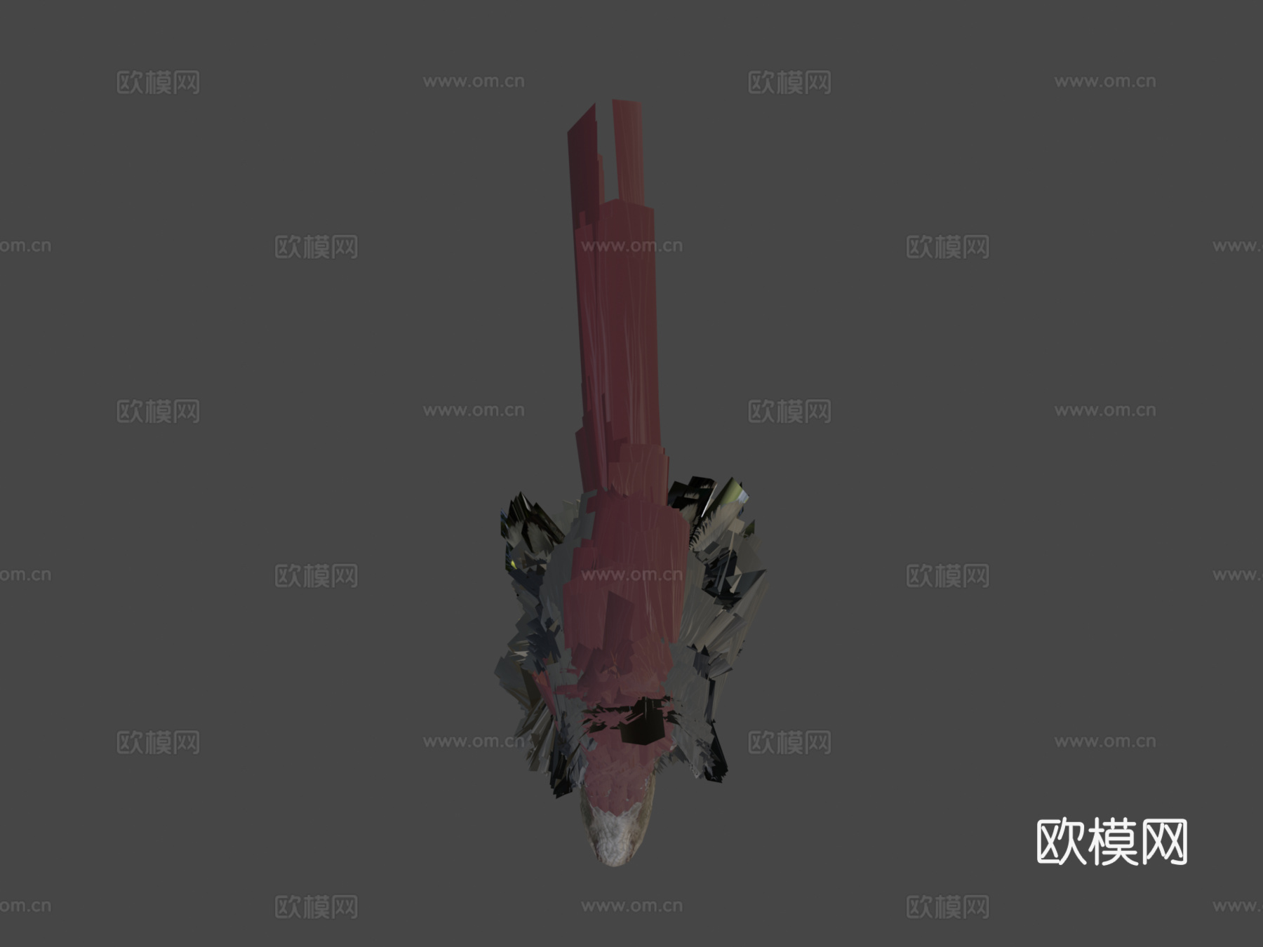 迅猛龙3d模型