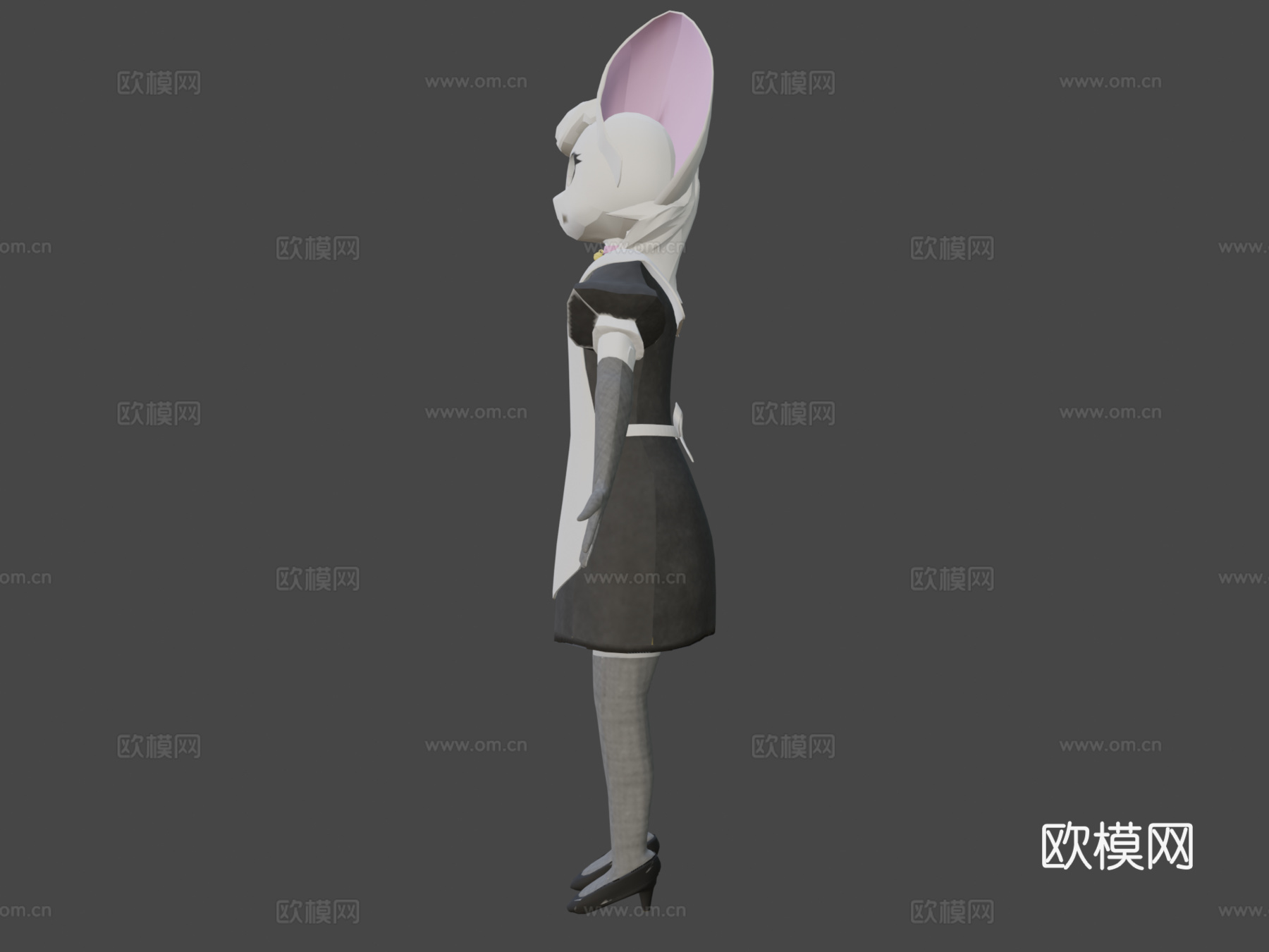 可爱女仆鼠雷吉[Whygena]3d模型