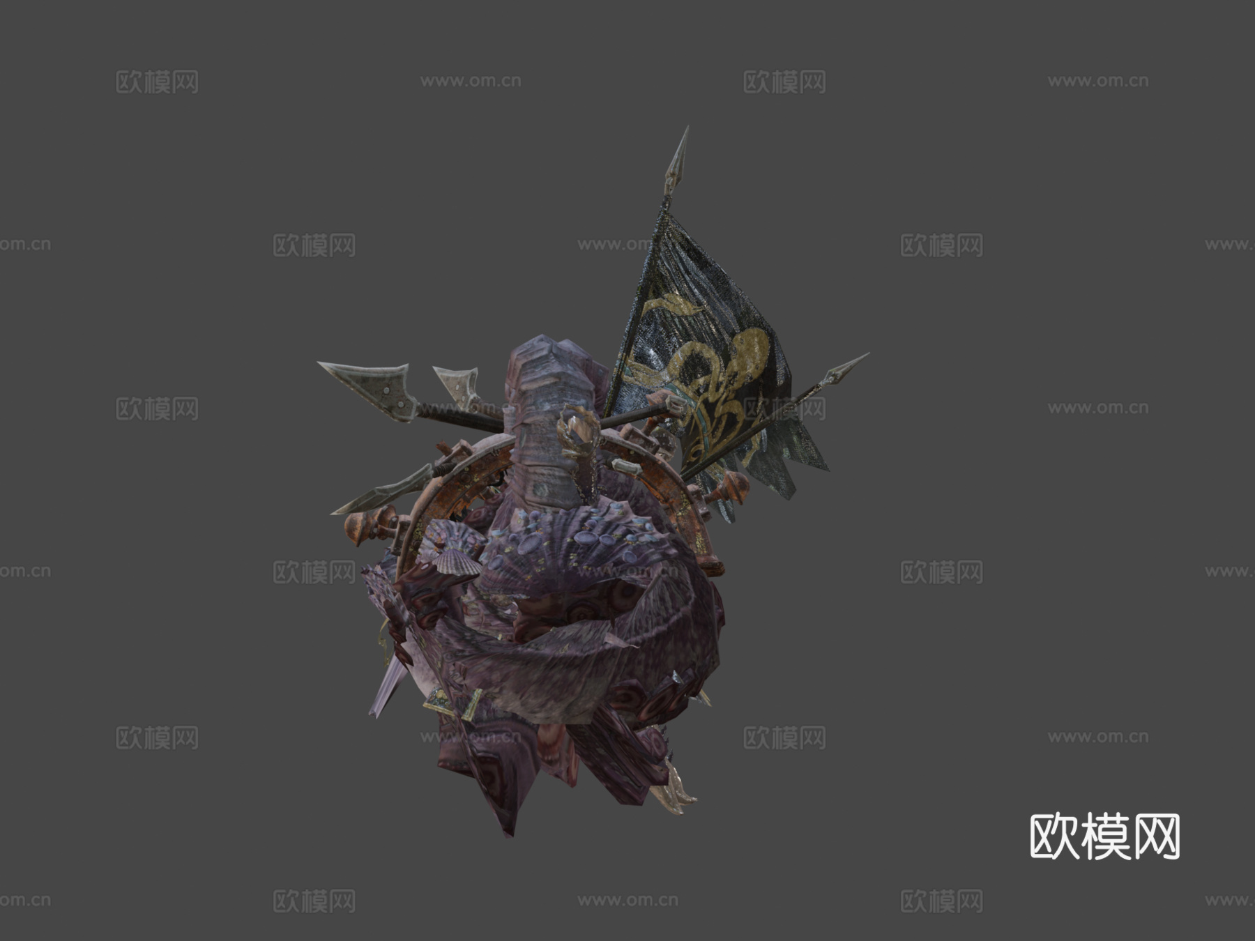 海盗王章鱼3d模型