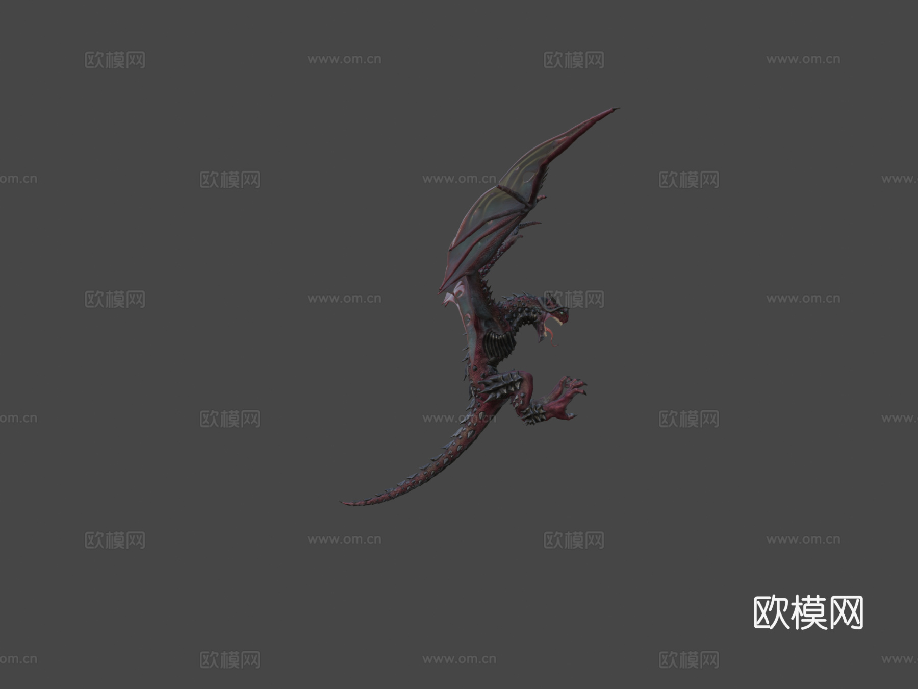 和龙绘图专用3d模型