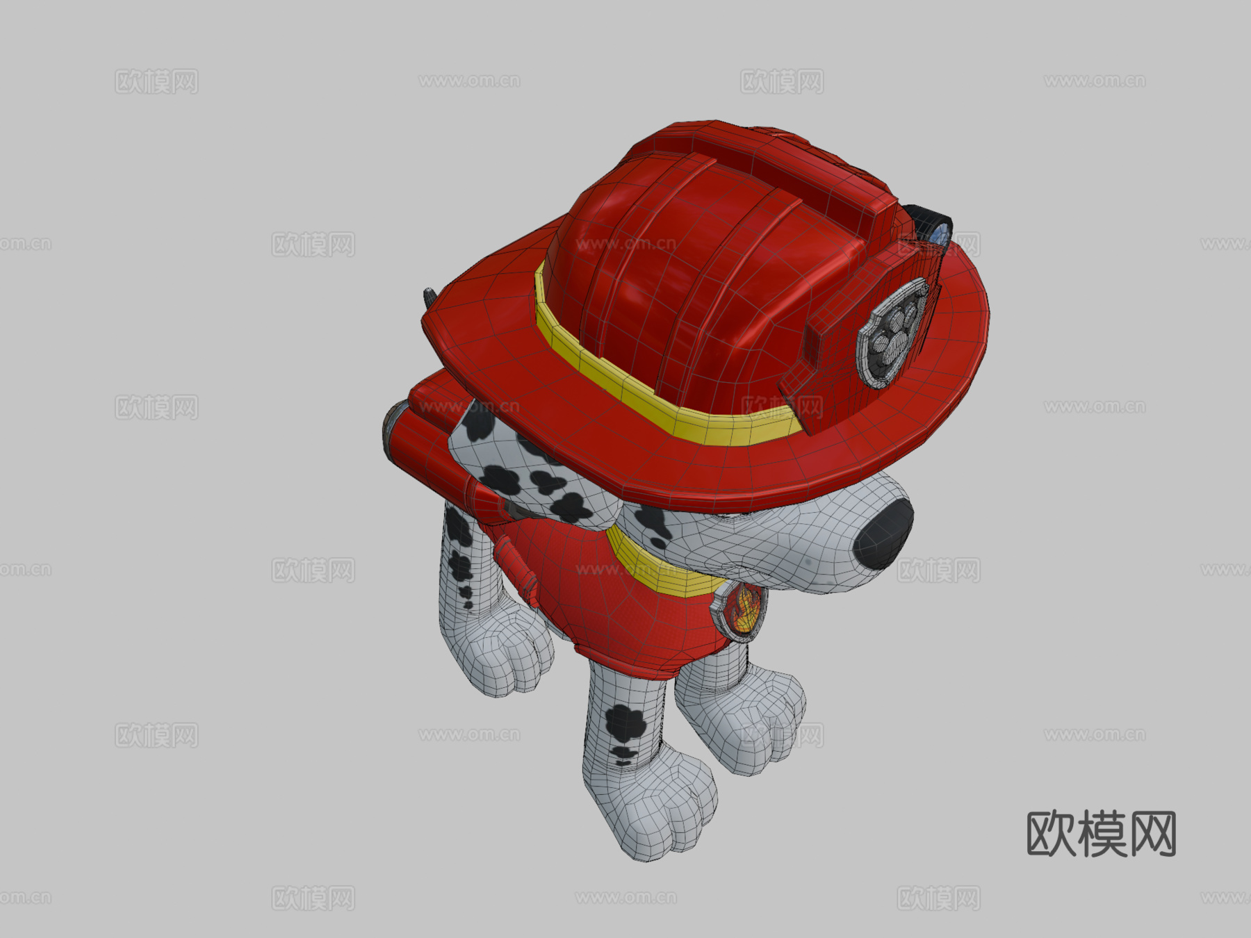 马歇尔-汪汪队立大功3d模型