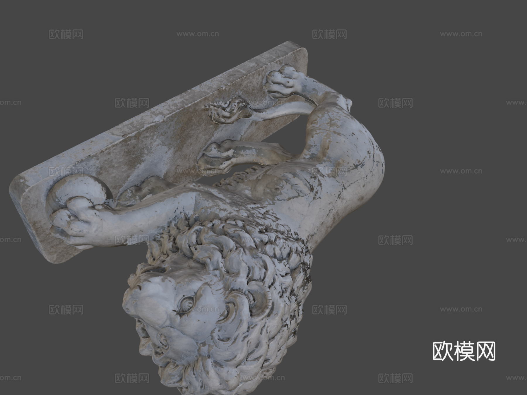 狮子3d模型