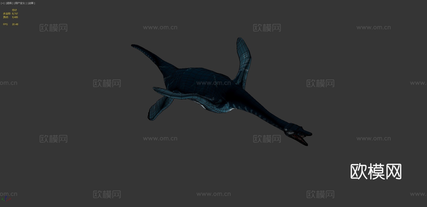 皮斯托龙动画3d模型