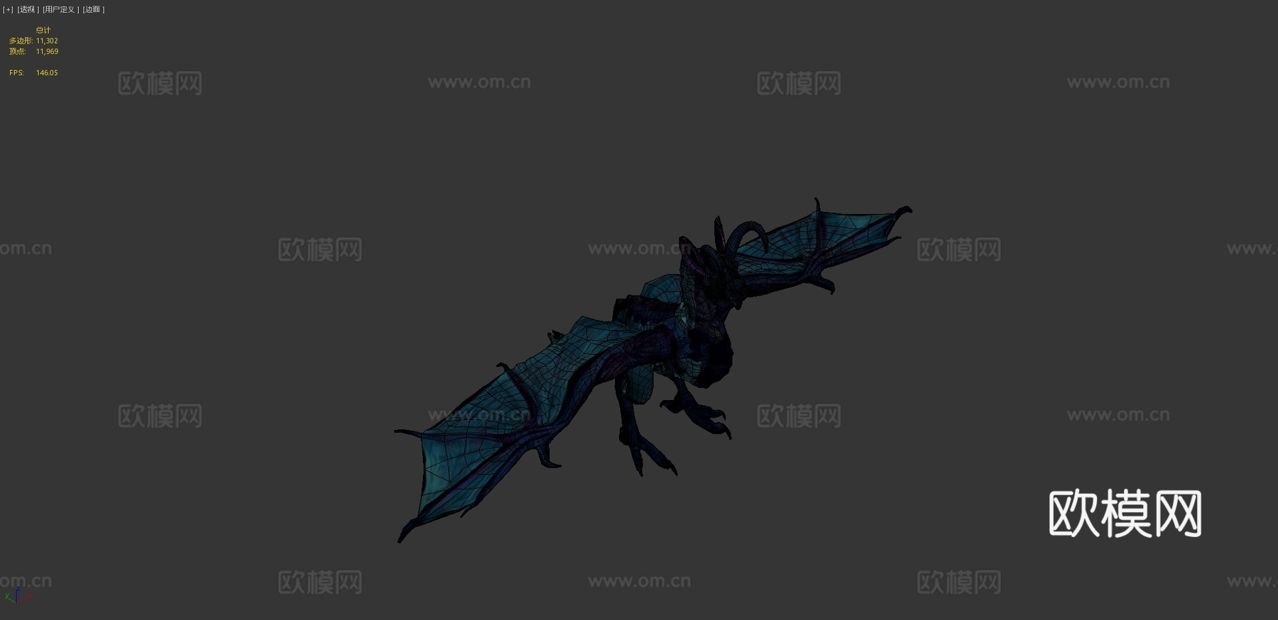 克莱格3d模型