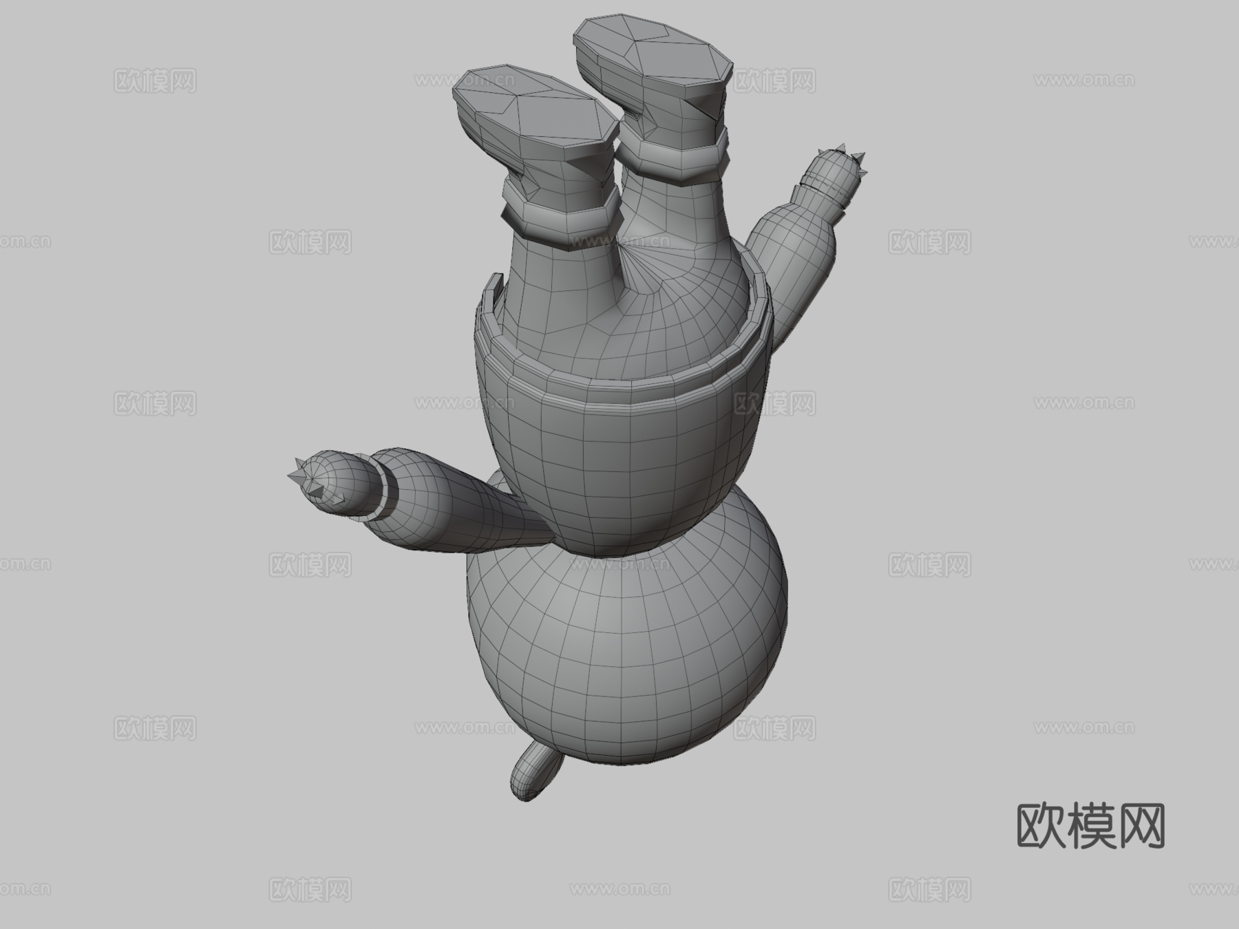 辍学熊3d模型