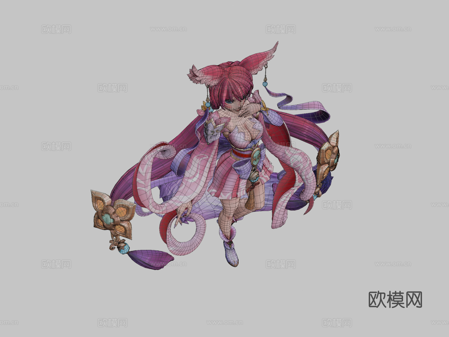 梅花-角色课程3d模型