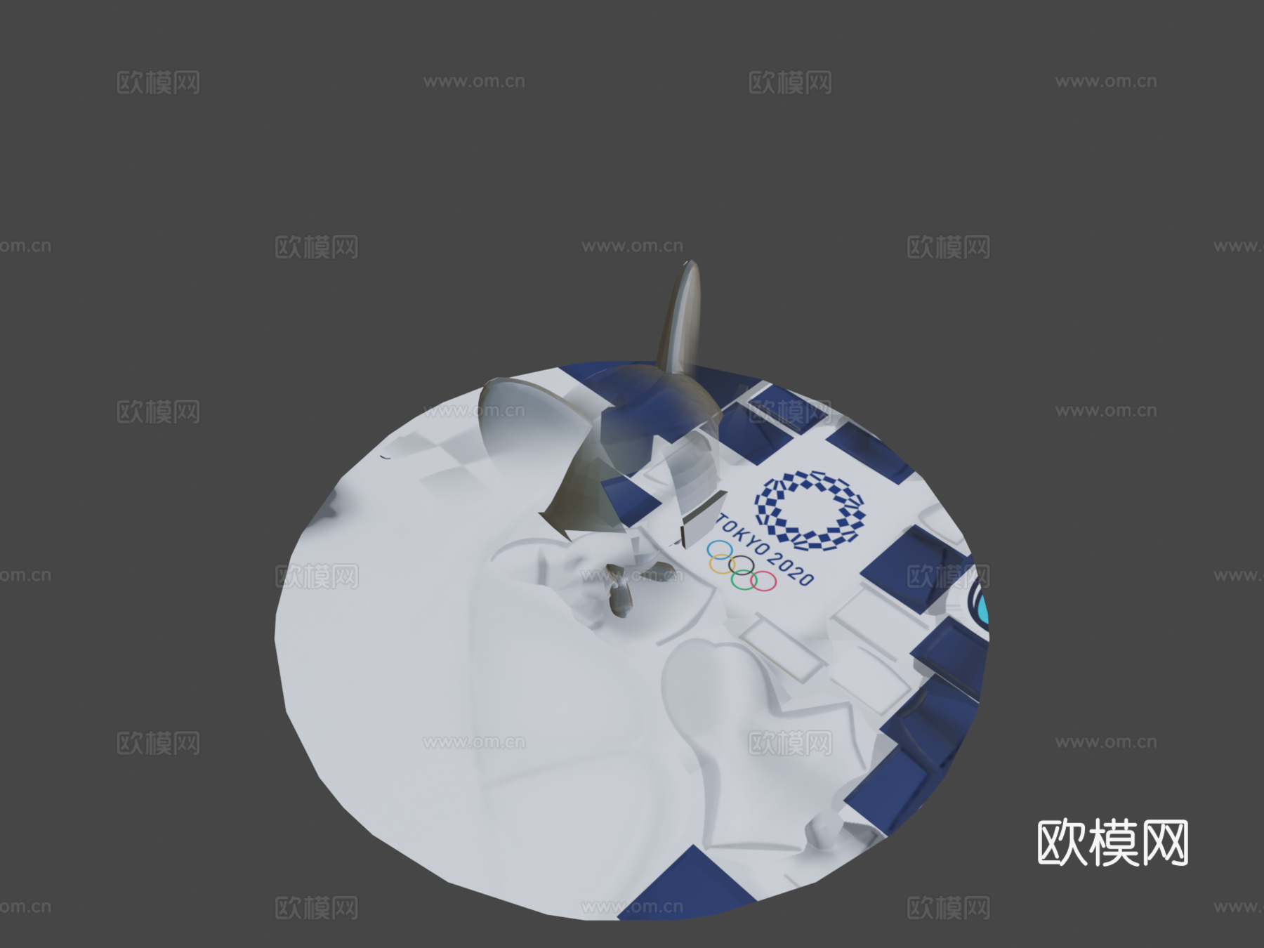 东京奥运会-吉祥物未来永远3d模型