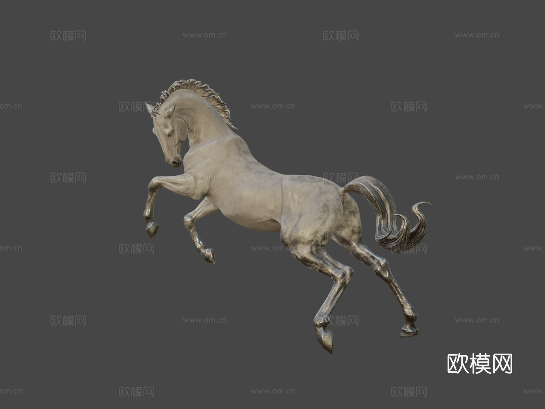 马大理石-3D雕刻3d模型