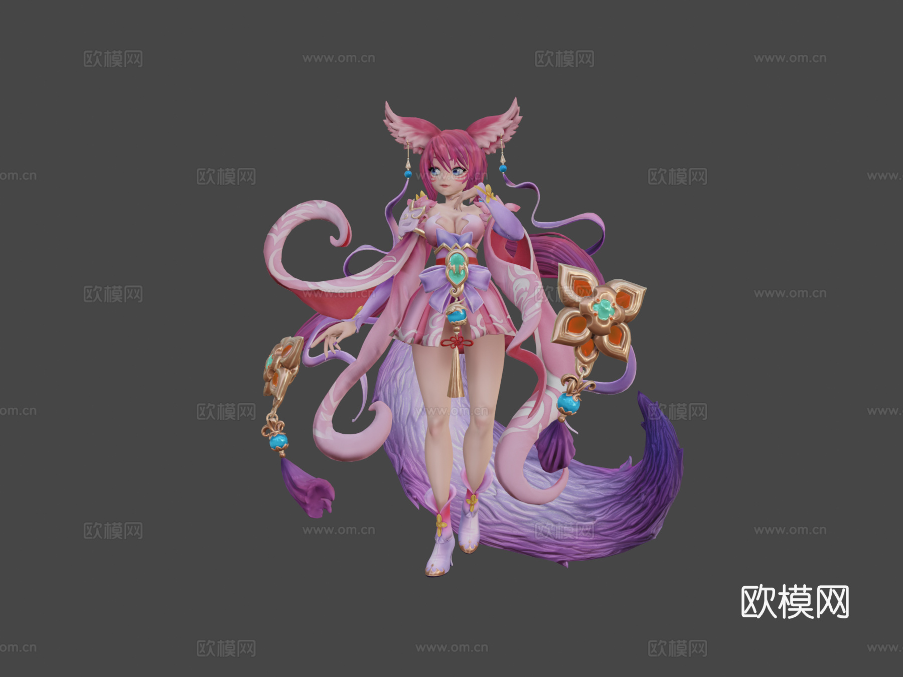 梅花-角色课程3d模型