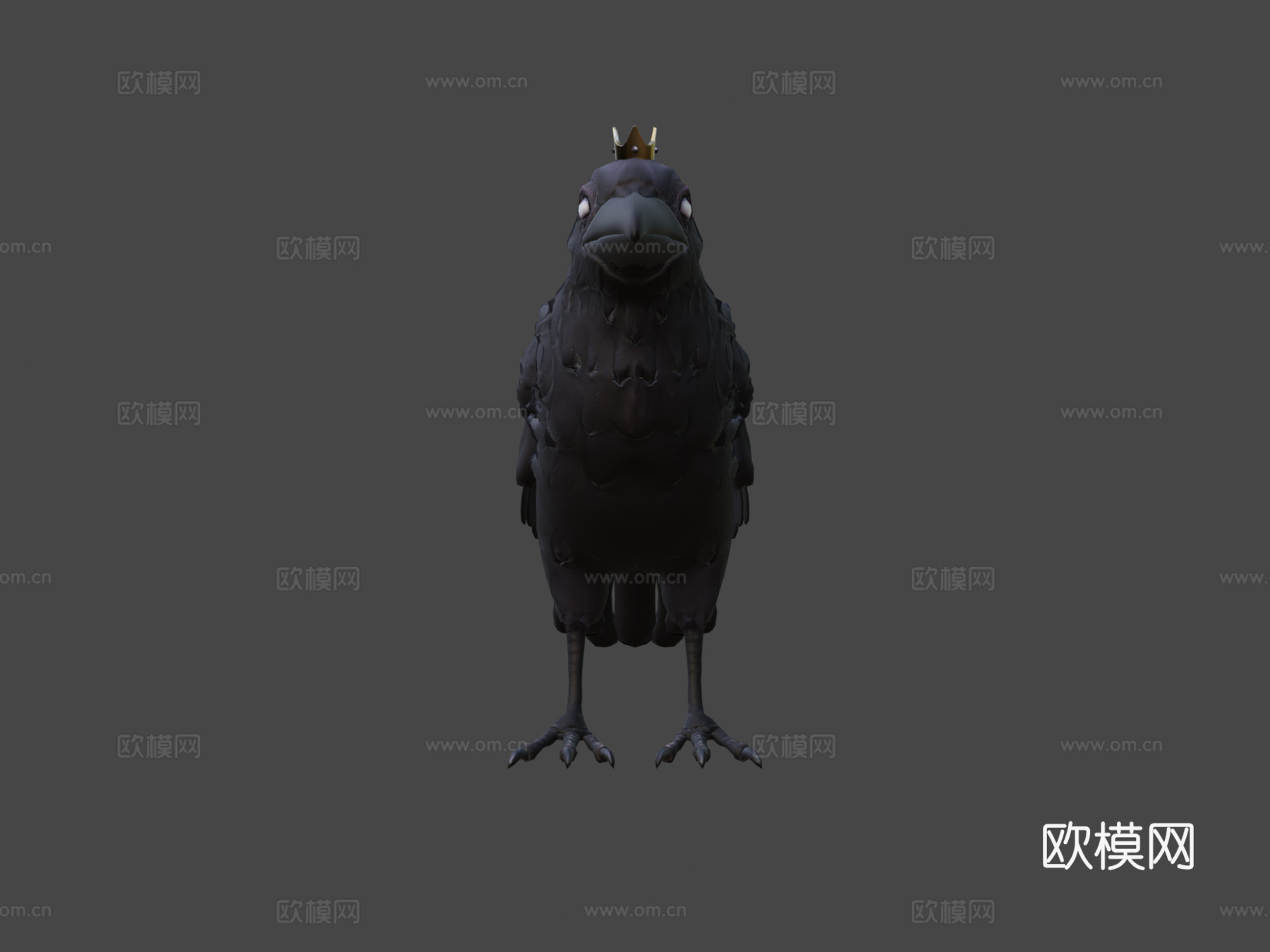 乌鸦3d模型