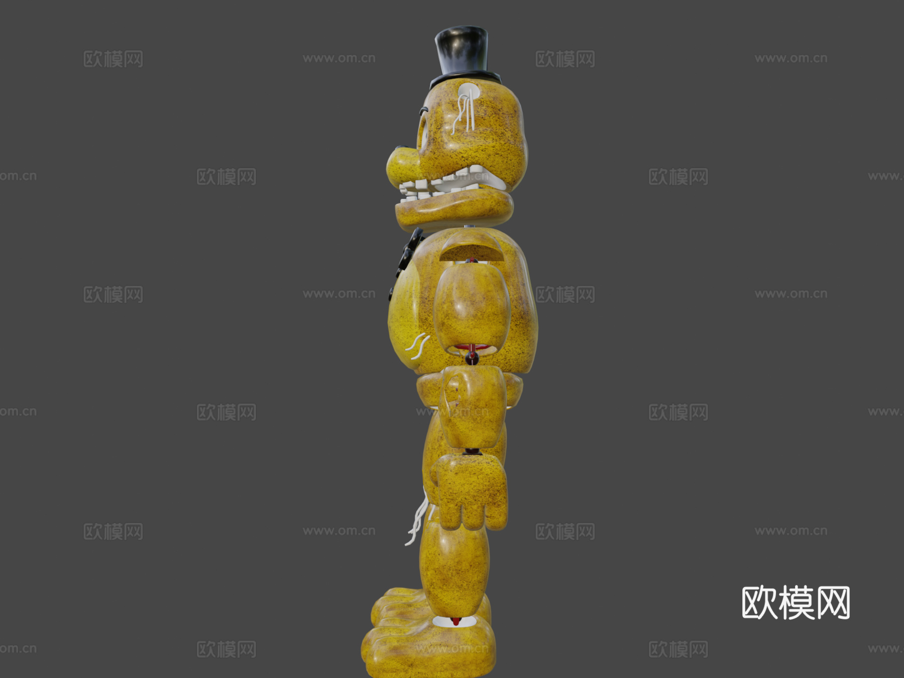 FNAF2-黄金弗雷迪3d模型