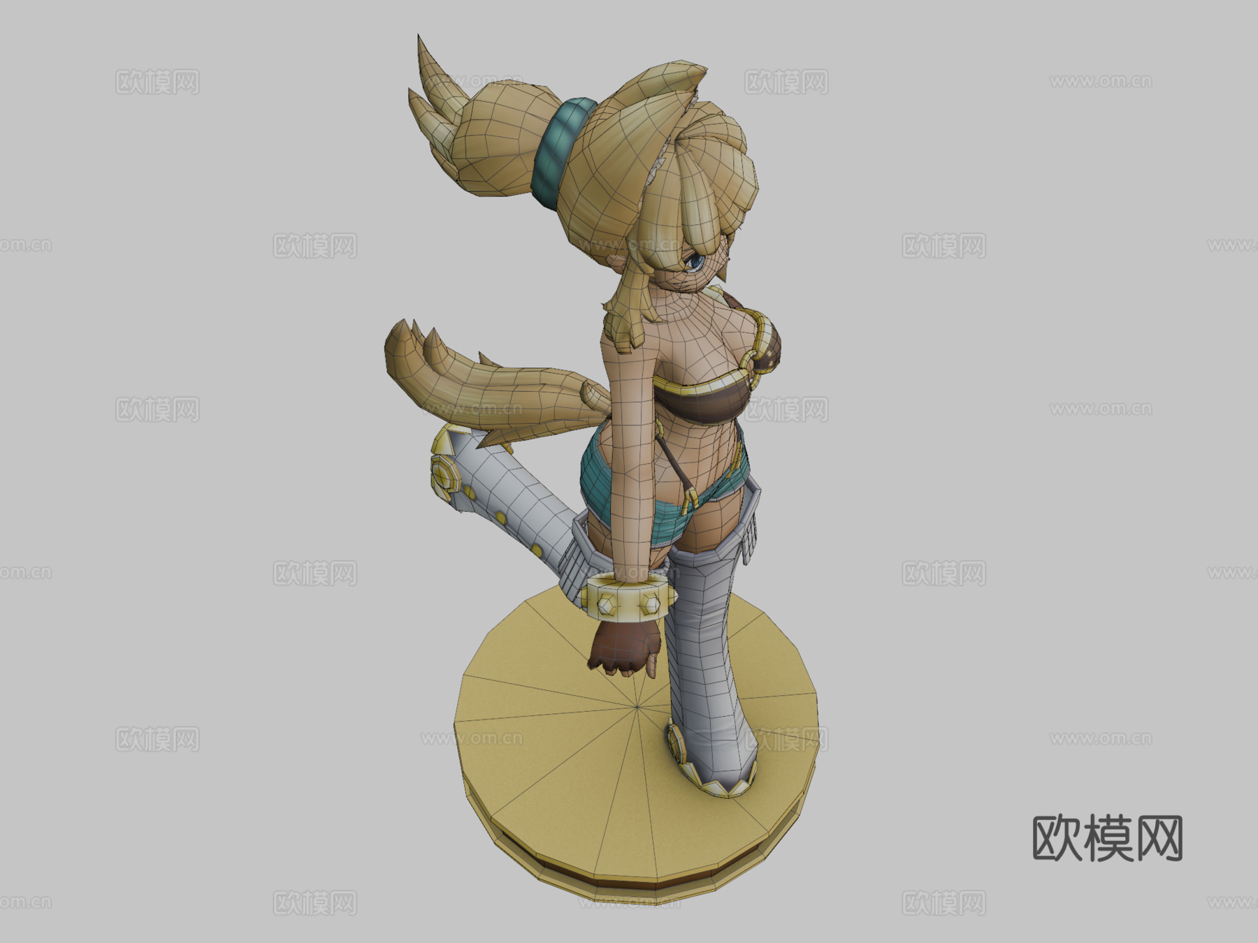 狼女莉露3d模型