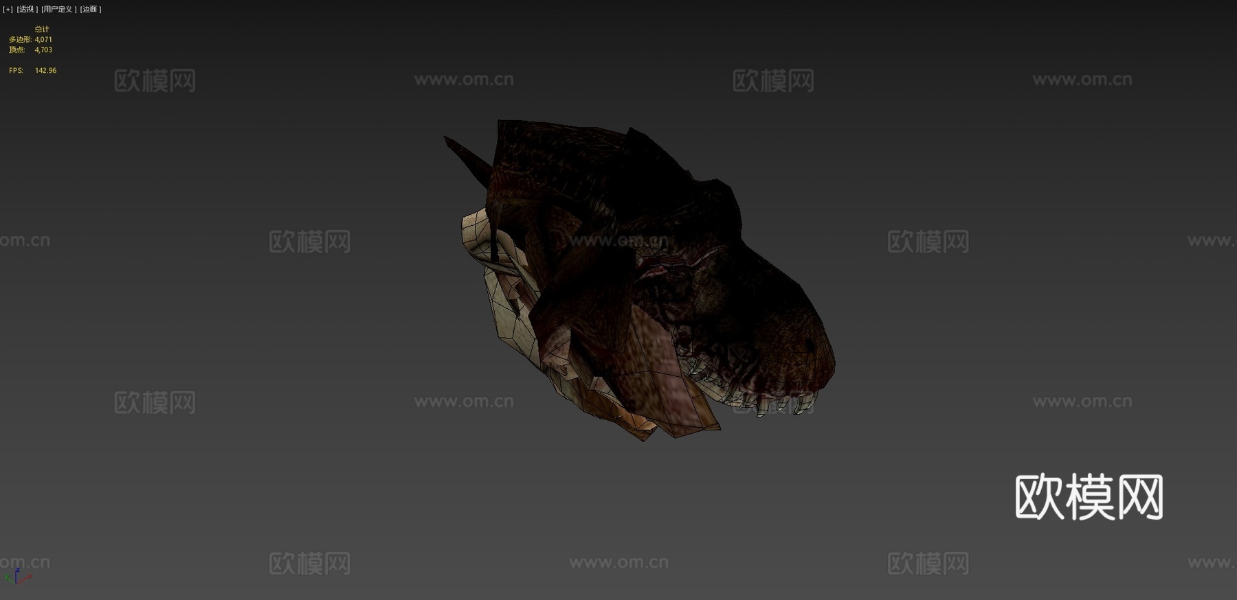 霸王龙3d模型