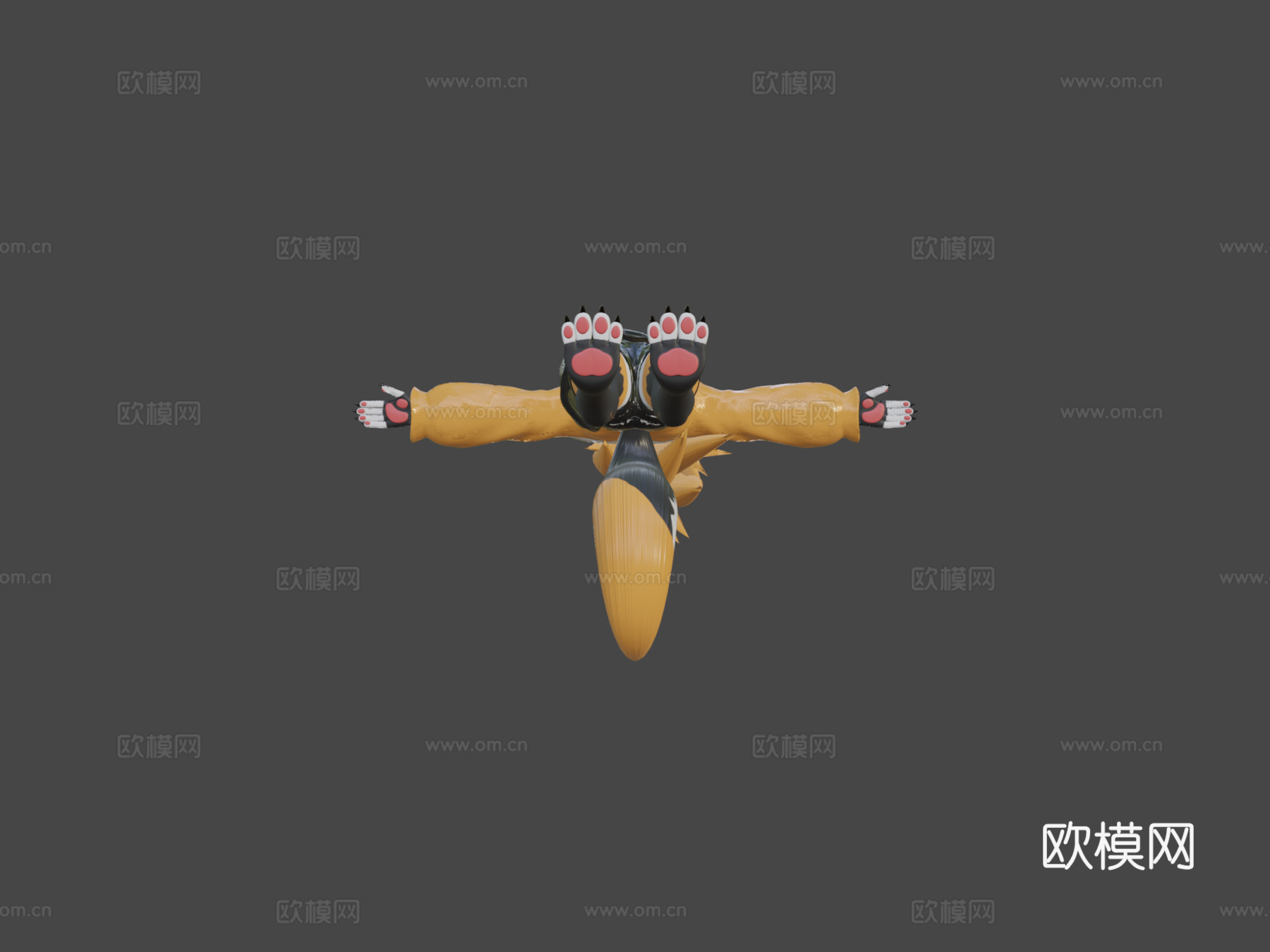 篝火狐狸重制版，VRChat与VRM适配3d模型