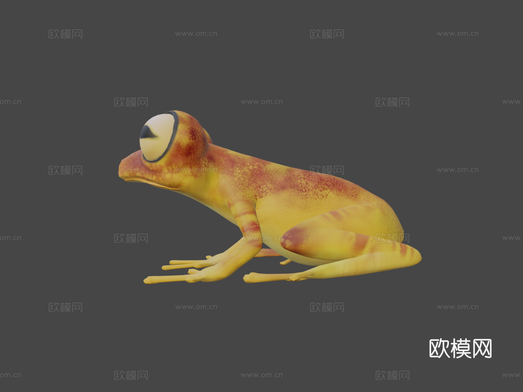 青蛙3d模型
