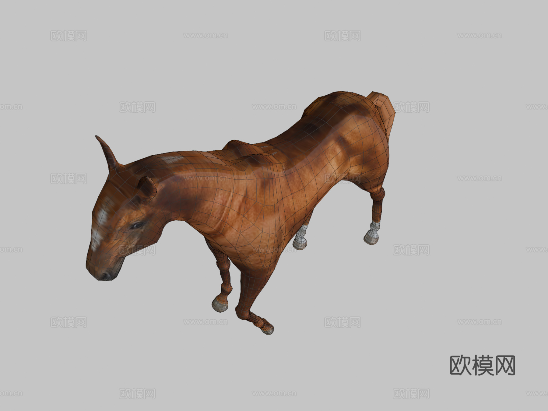马3d模型