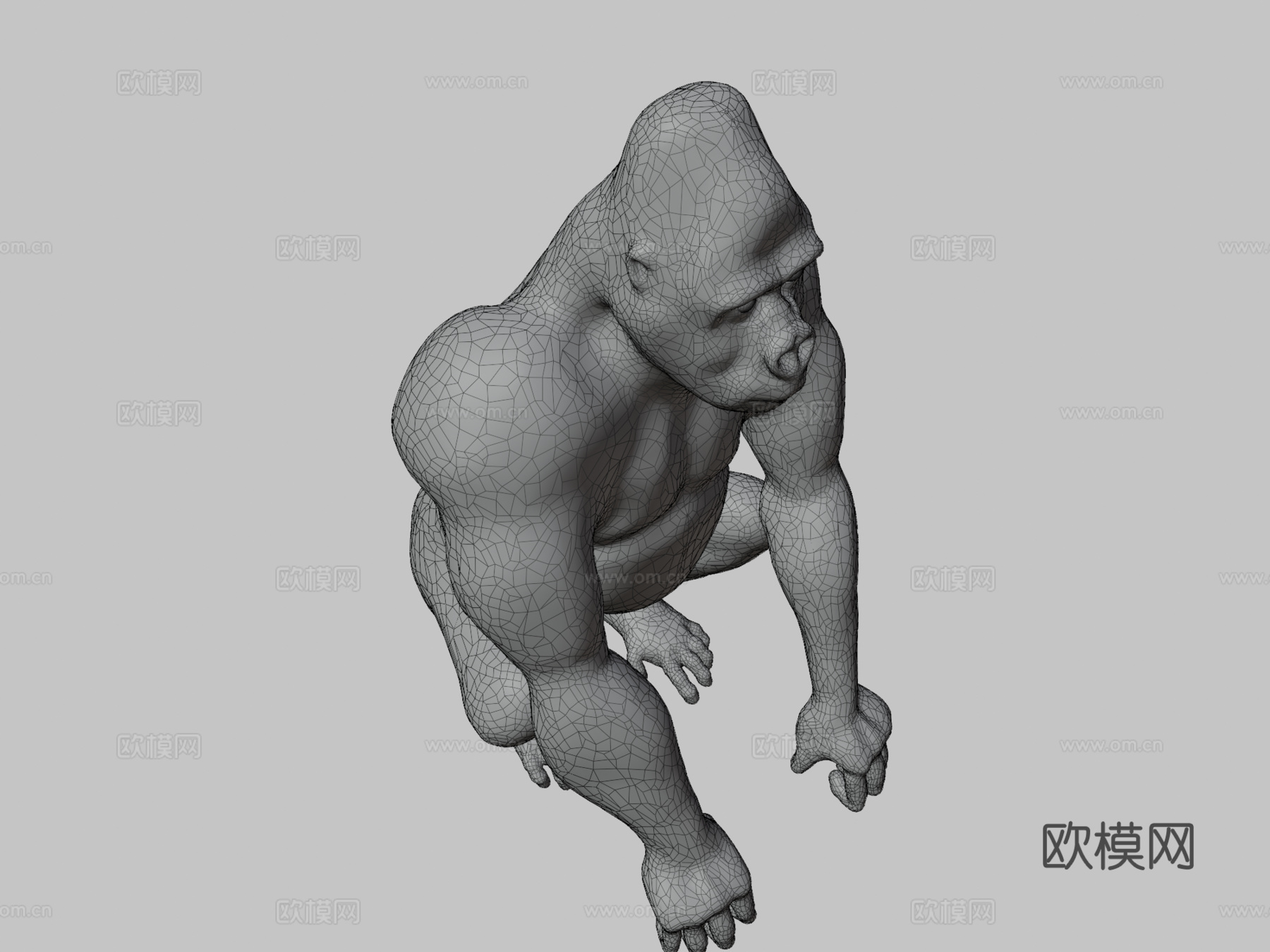 免费大猩猩3d模型