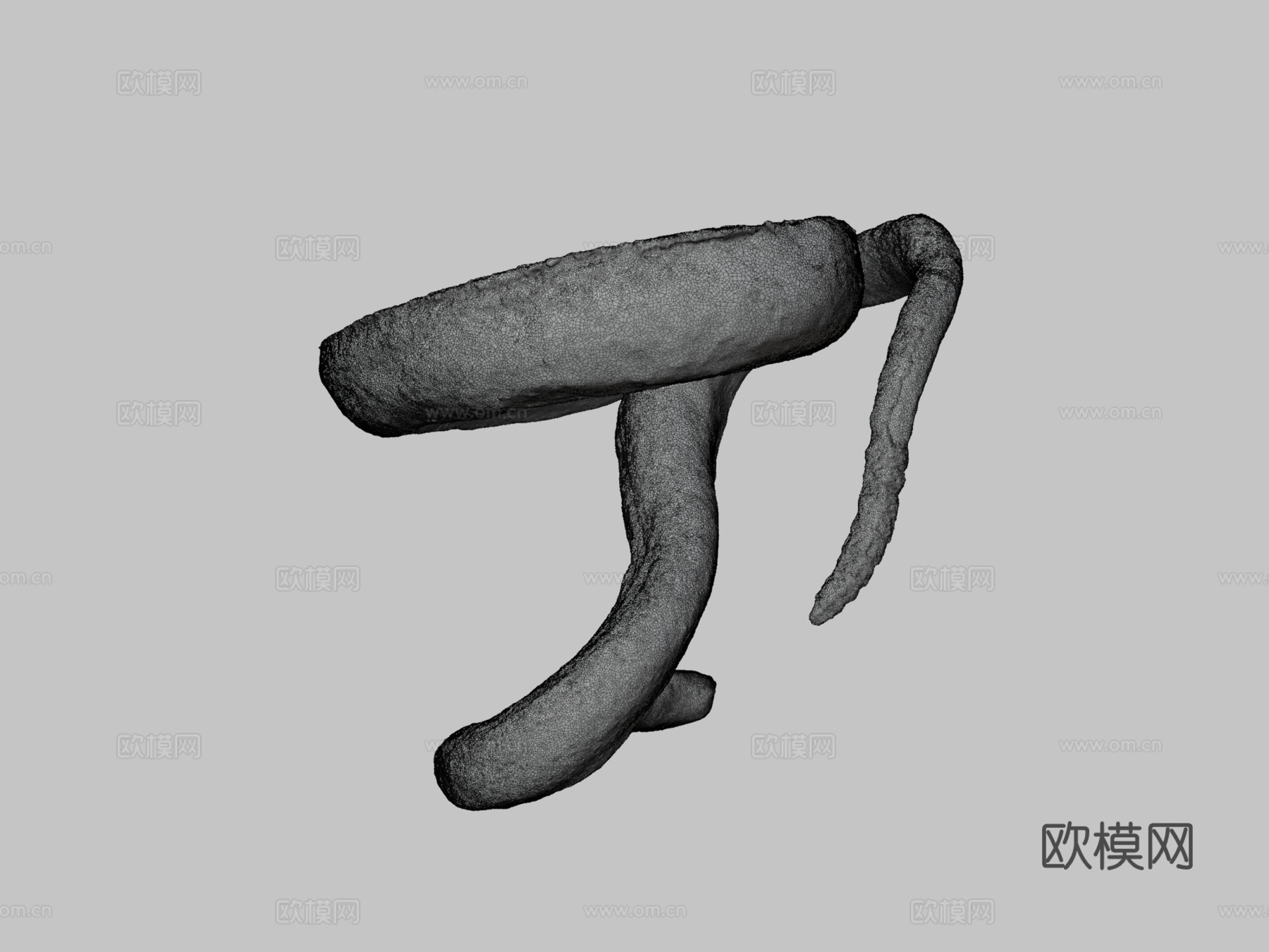 菱形响尾蛇-钻石背响尾蛇3d模型
