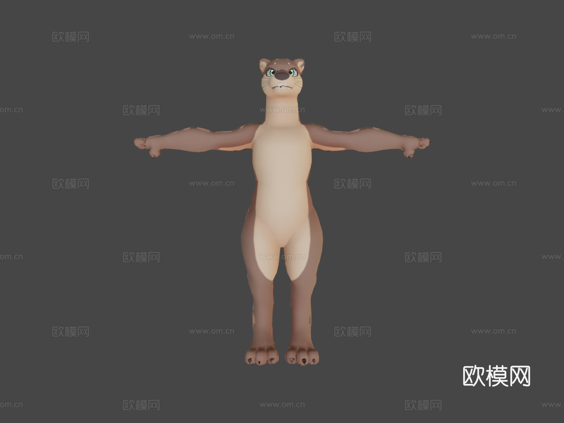 水獭塔里奥3d模型
