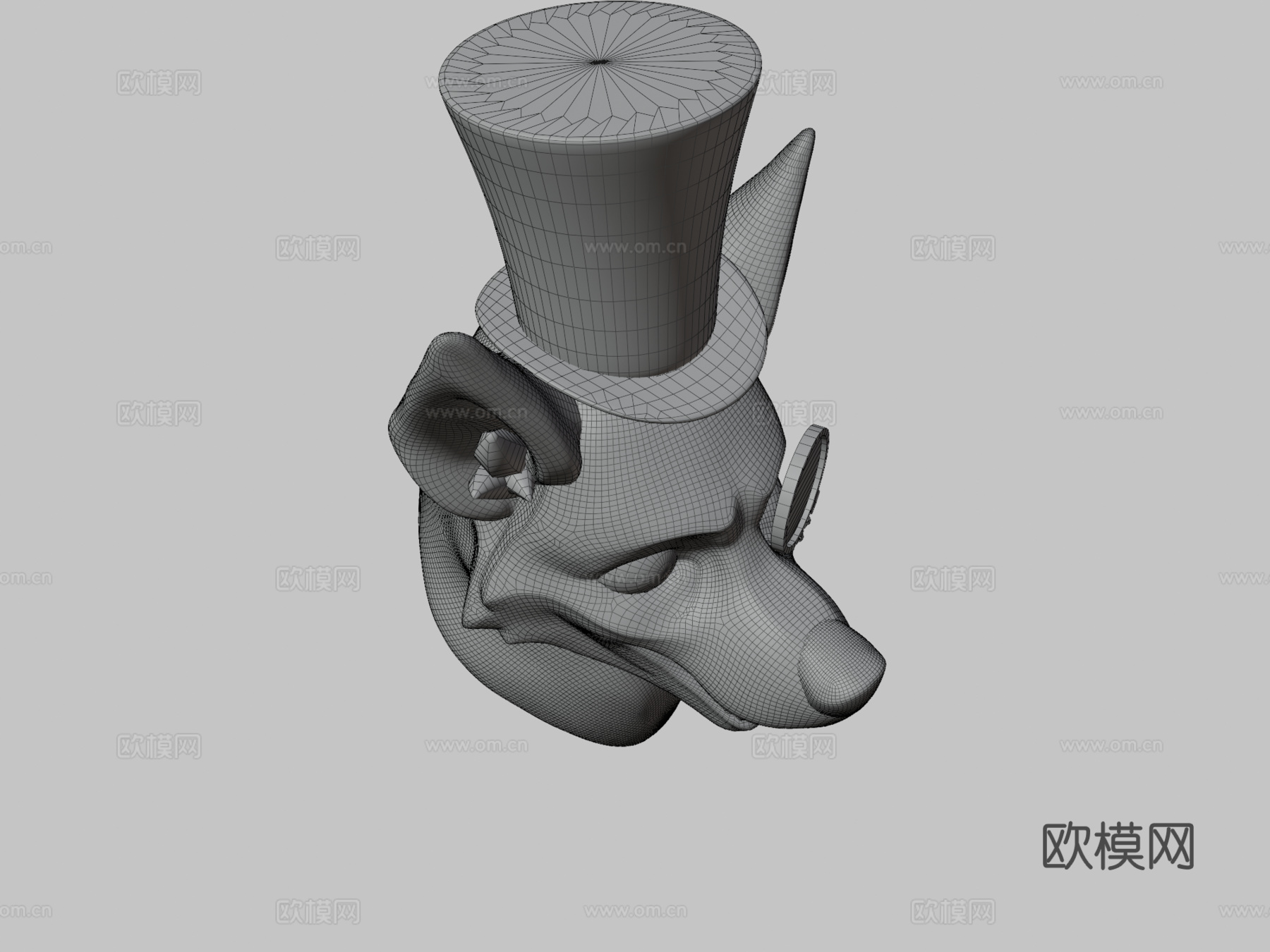 哈士奇!3d模型