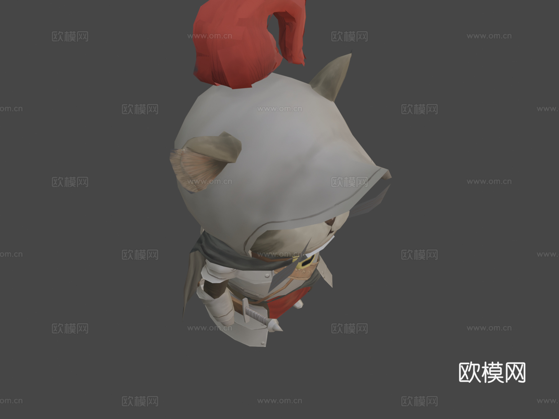 骑士猫3d模型