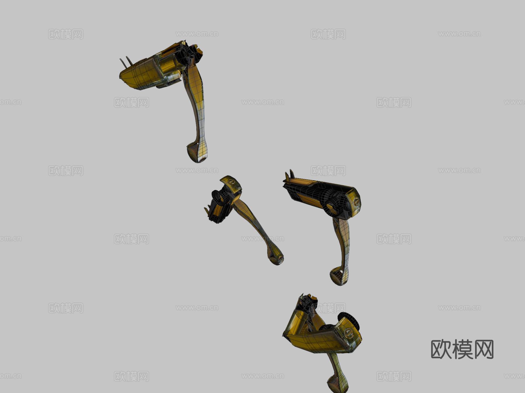 机器狗[4K绑定资源]3d模型