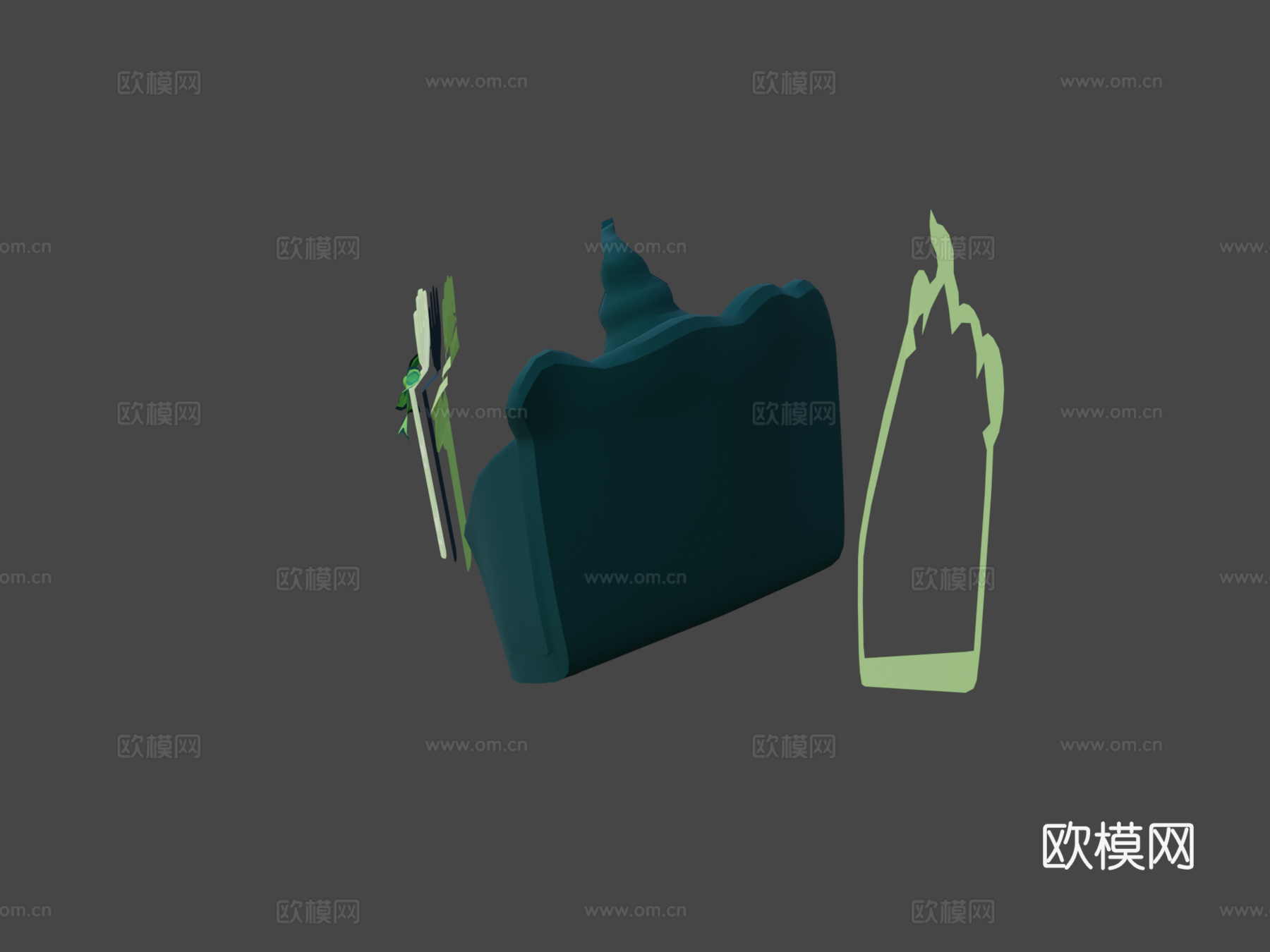 青蛙派!!柠檬涂鸦作品3d模型