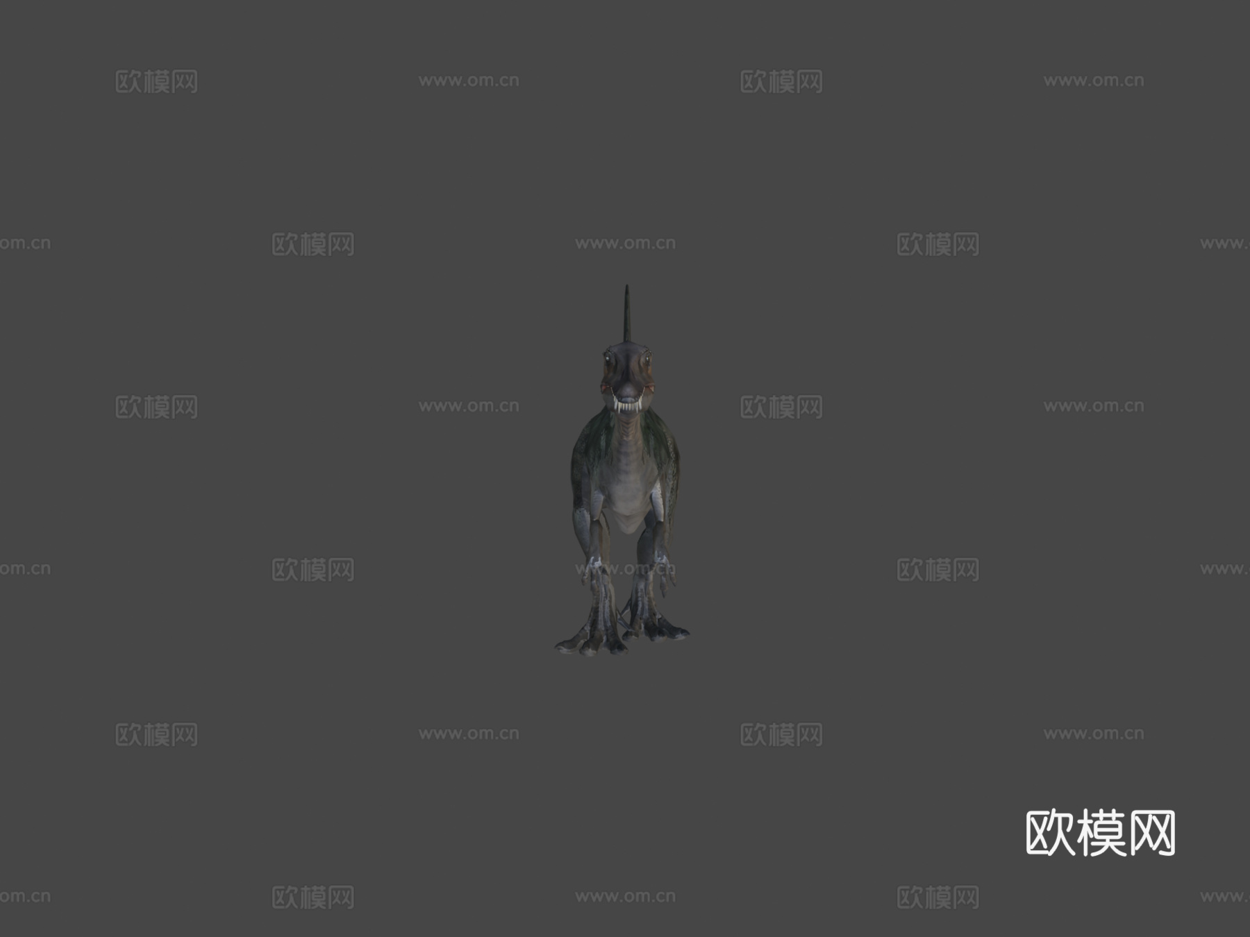 棘龙低多边形3d模型
