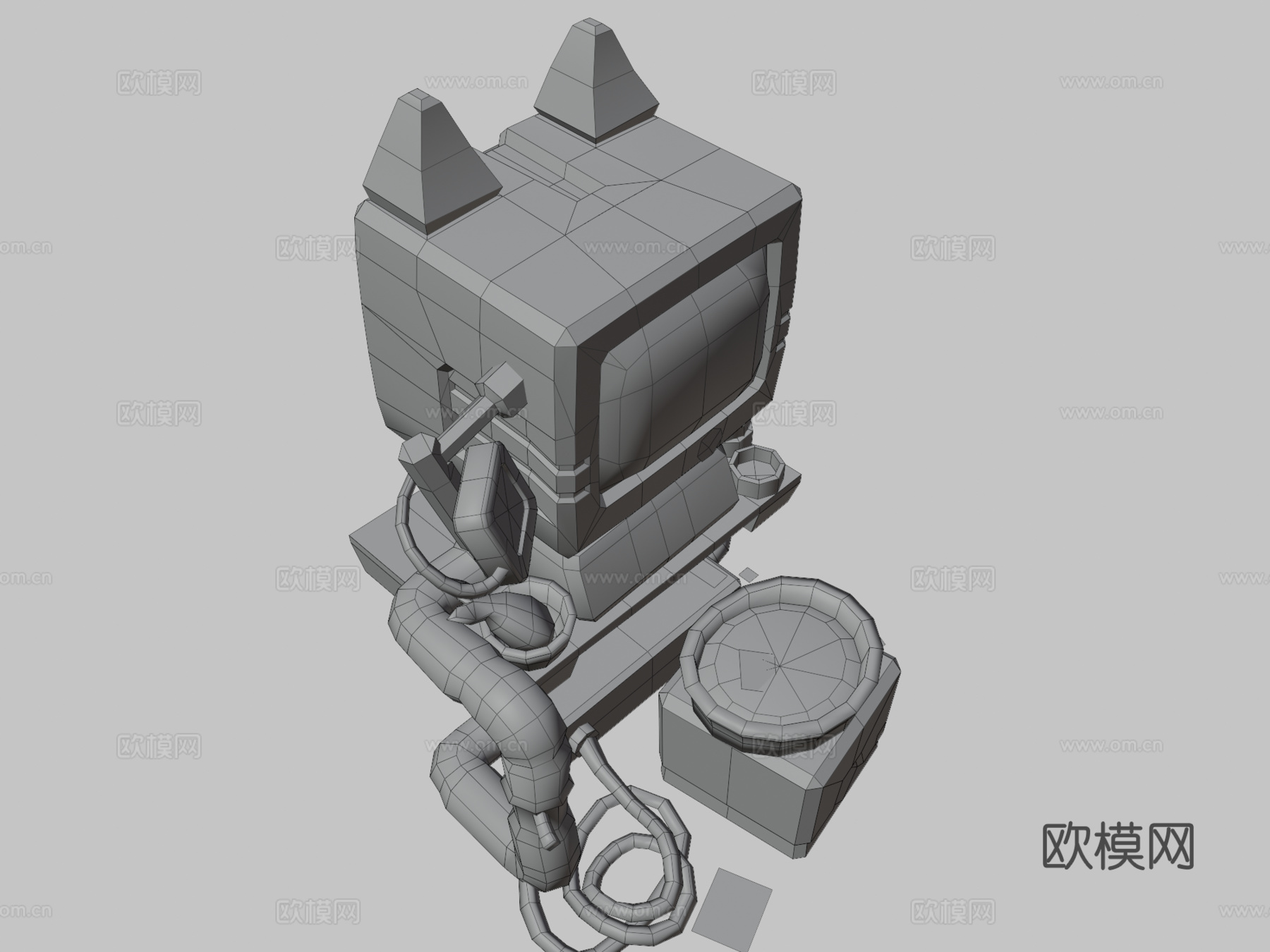 CGMA课程演示科幻道具3d模型