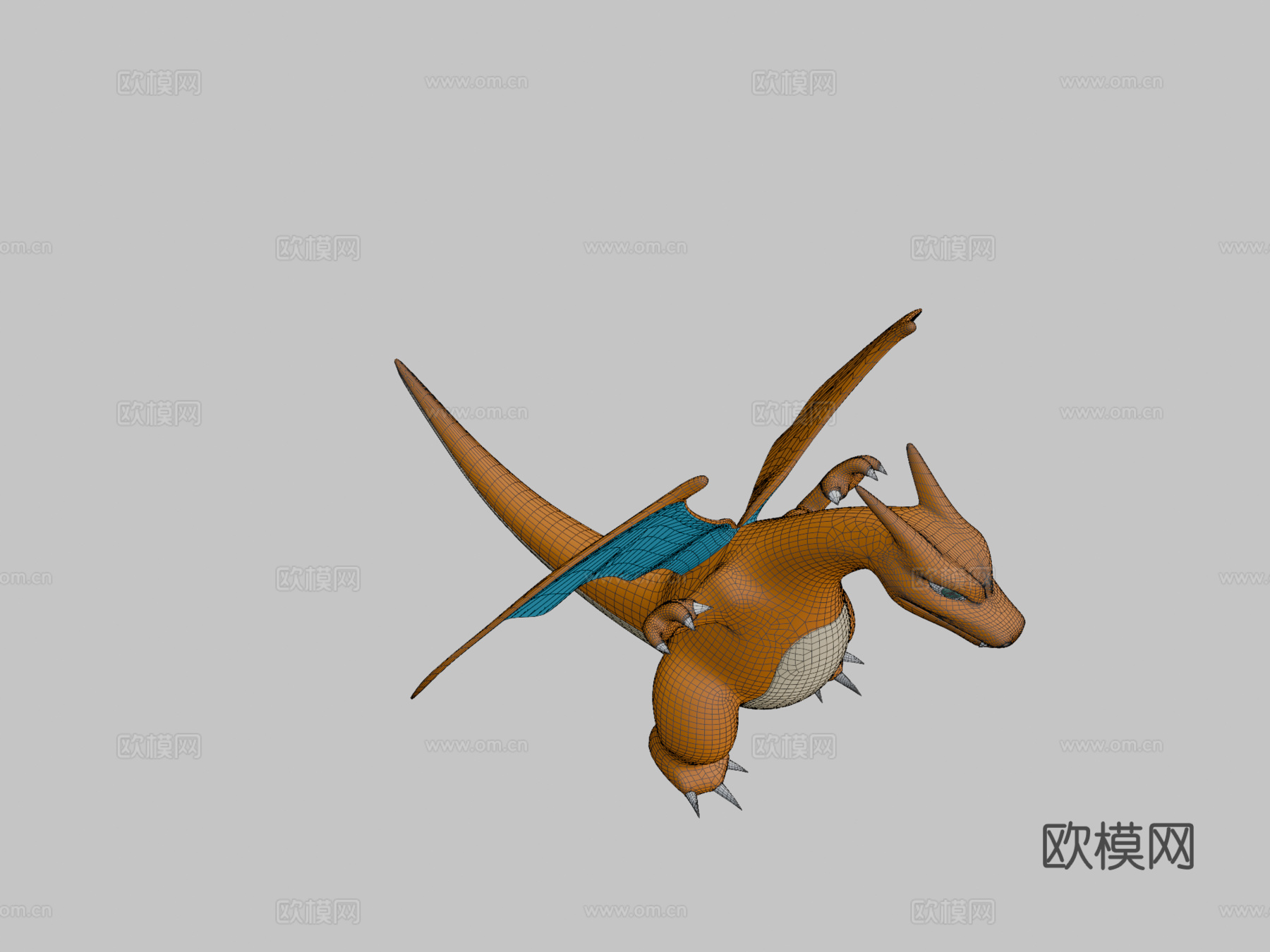 喷火龙3d模型