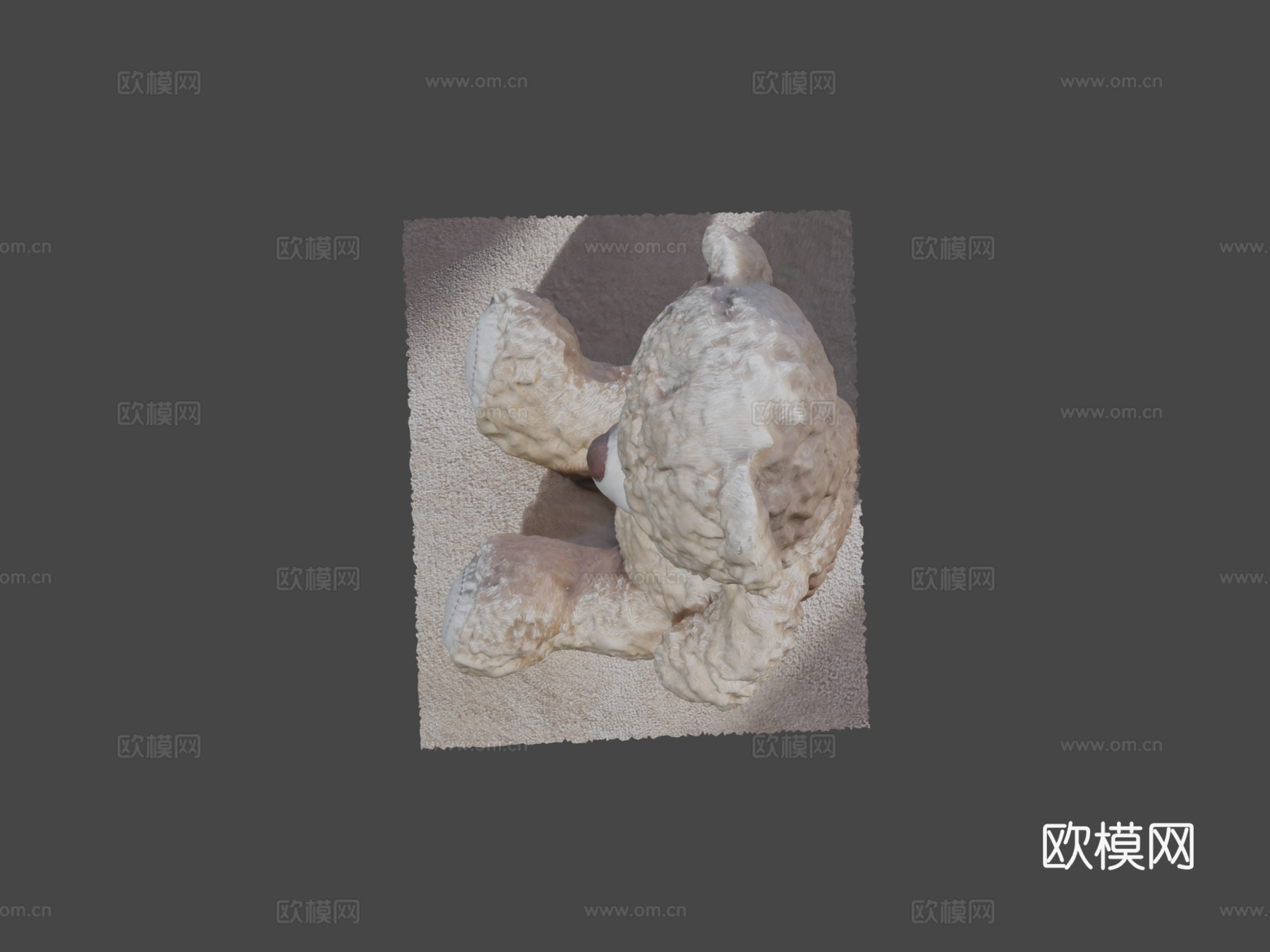 泰迪熊(3D扫描)3d模型
