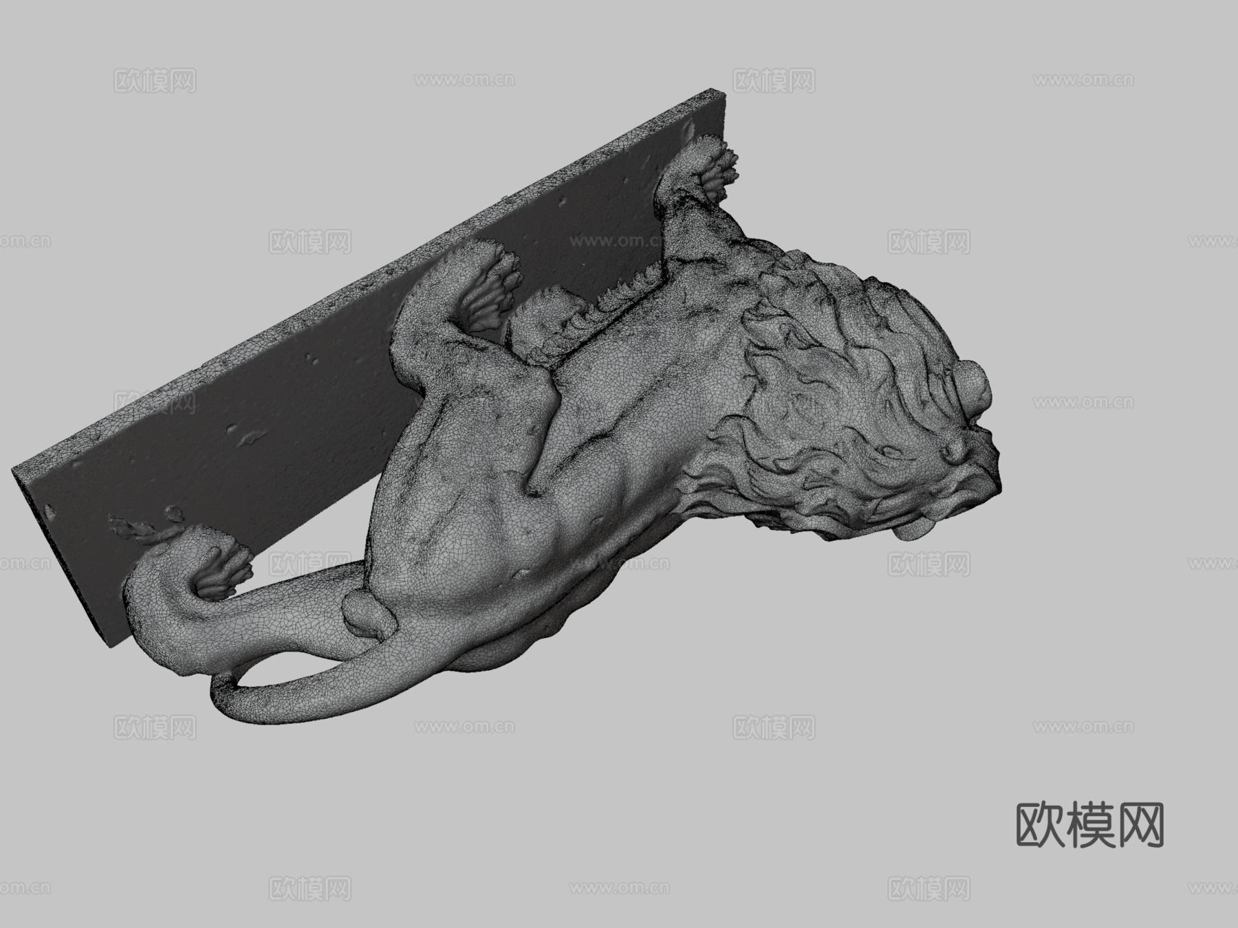 狮子(noe-3d.at)_43d模型