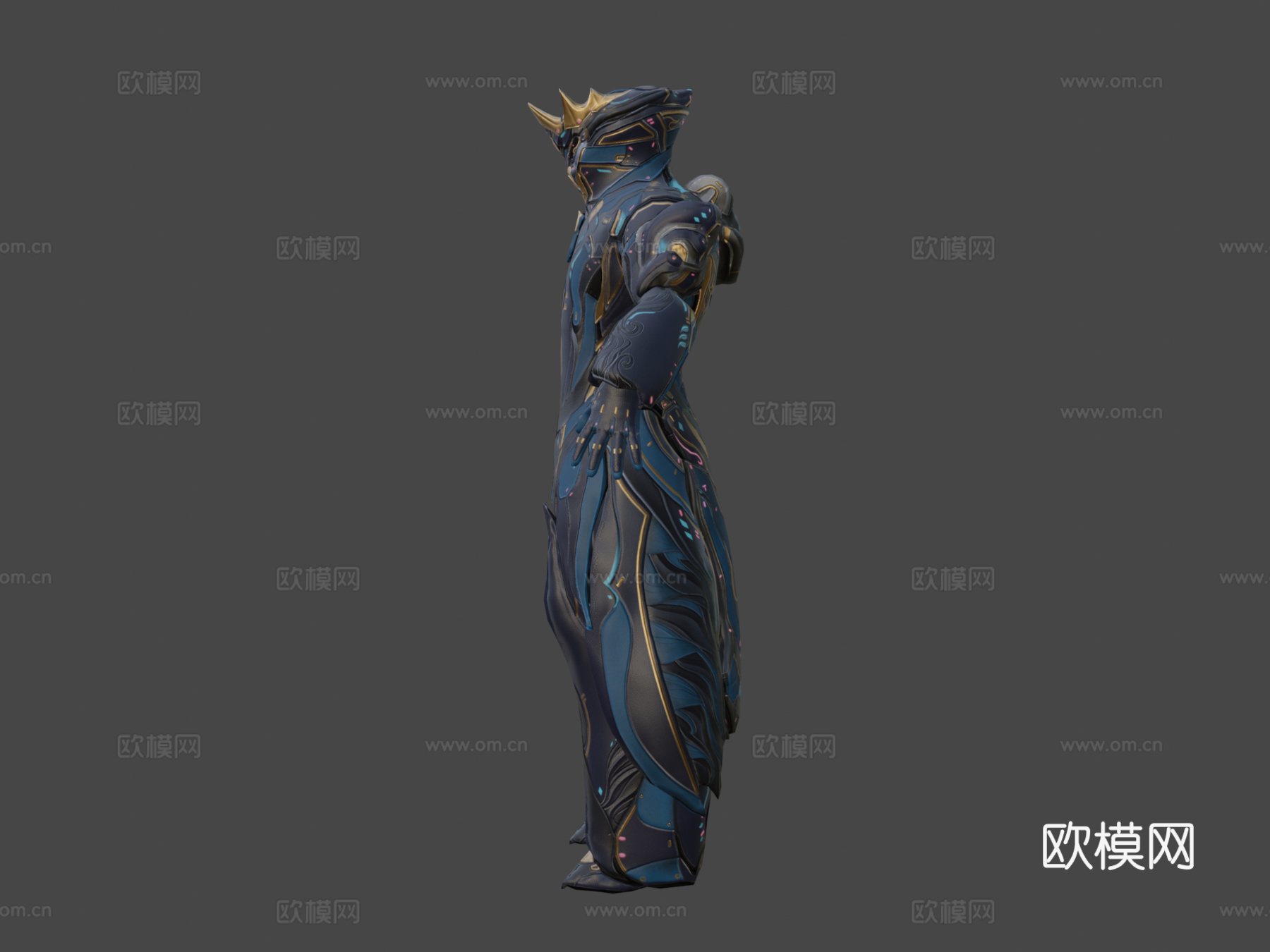 星际战甲-霜帝-帝王3d模型